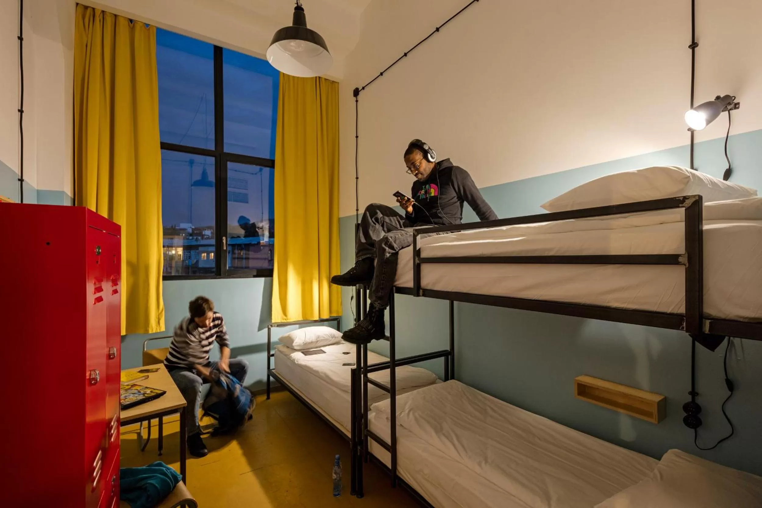 People, Bed in Fabrika Hostel & Suites