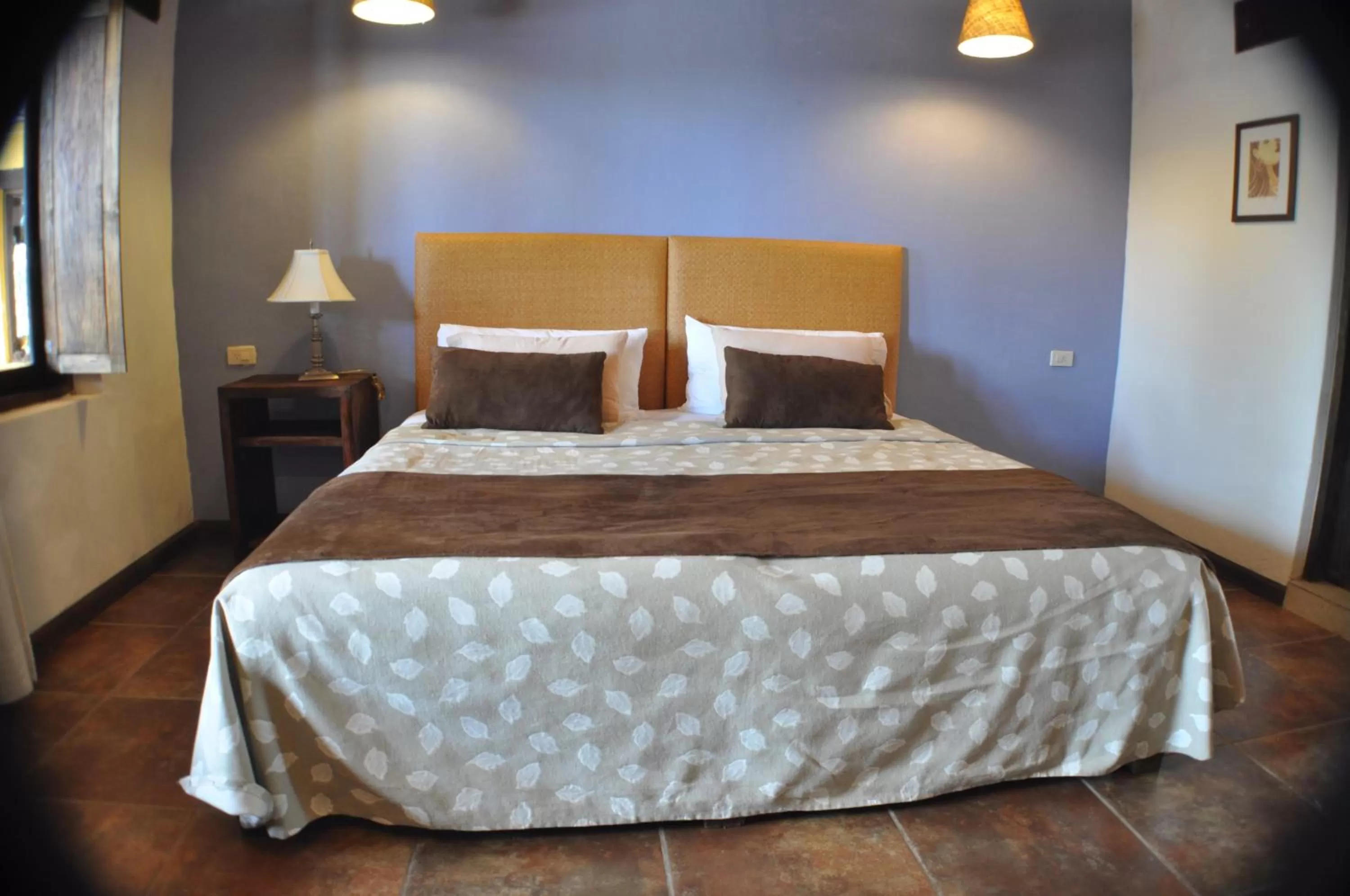 Bed in Hotel Villa Cassis