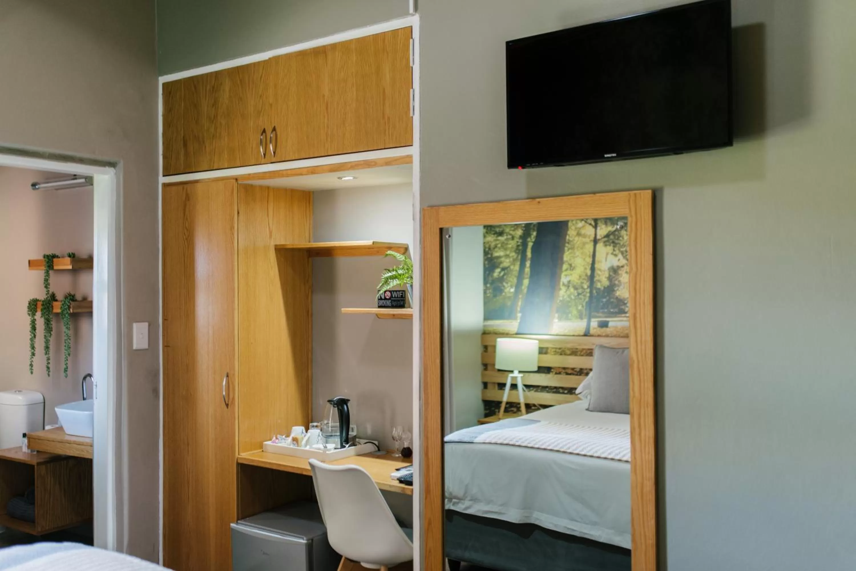 Bed in Agapé Boutique Guesthouse Bothaville