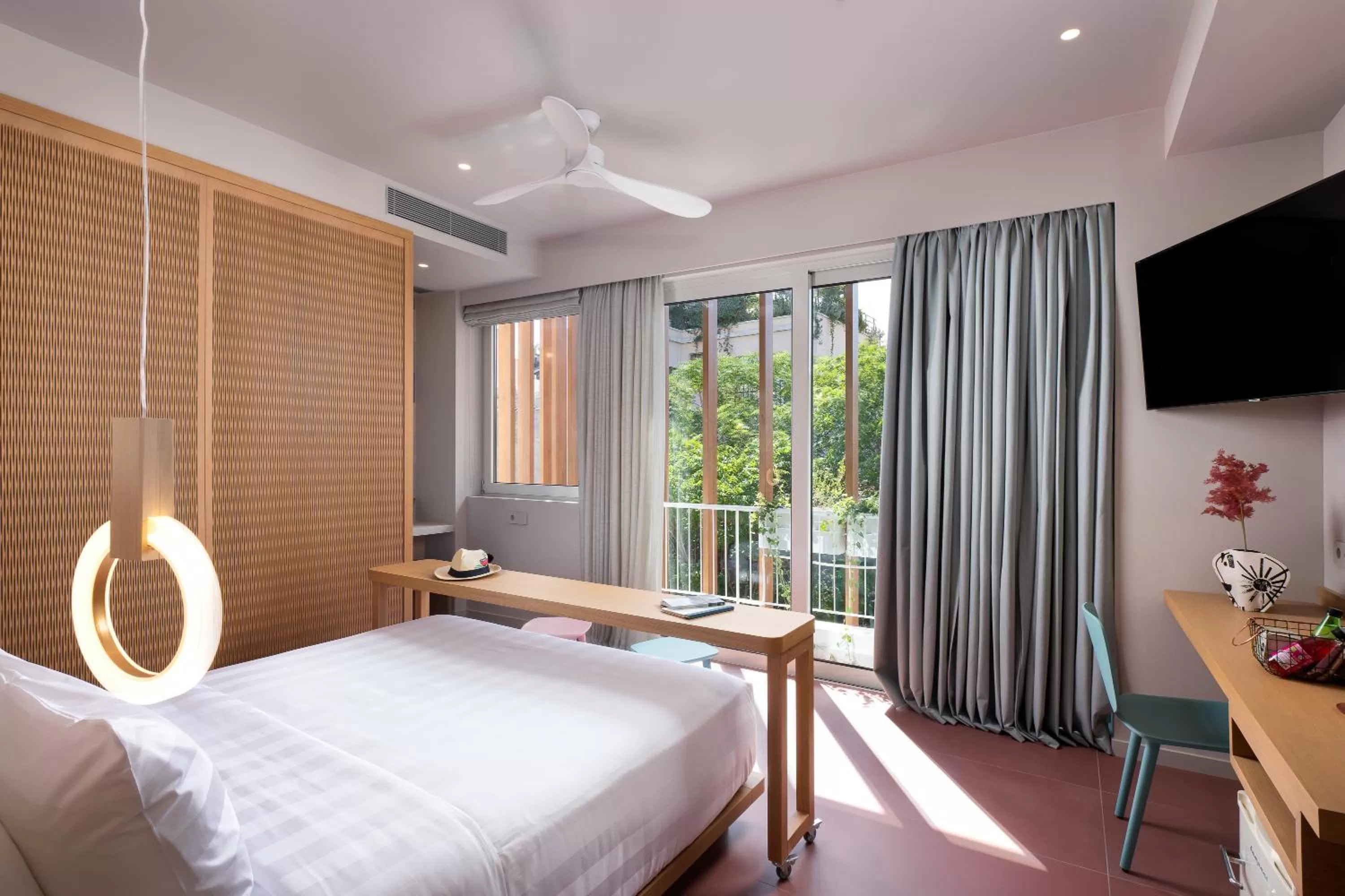 Bed in Alkima Athens Wellness Stay