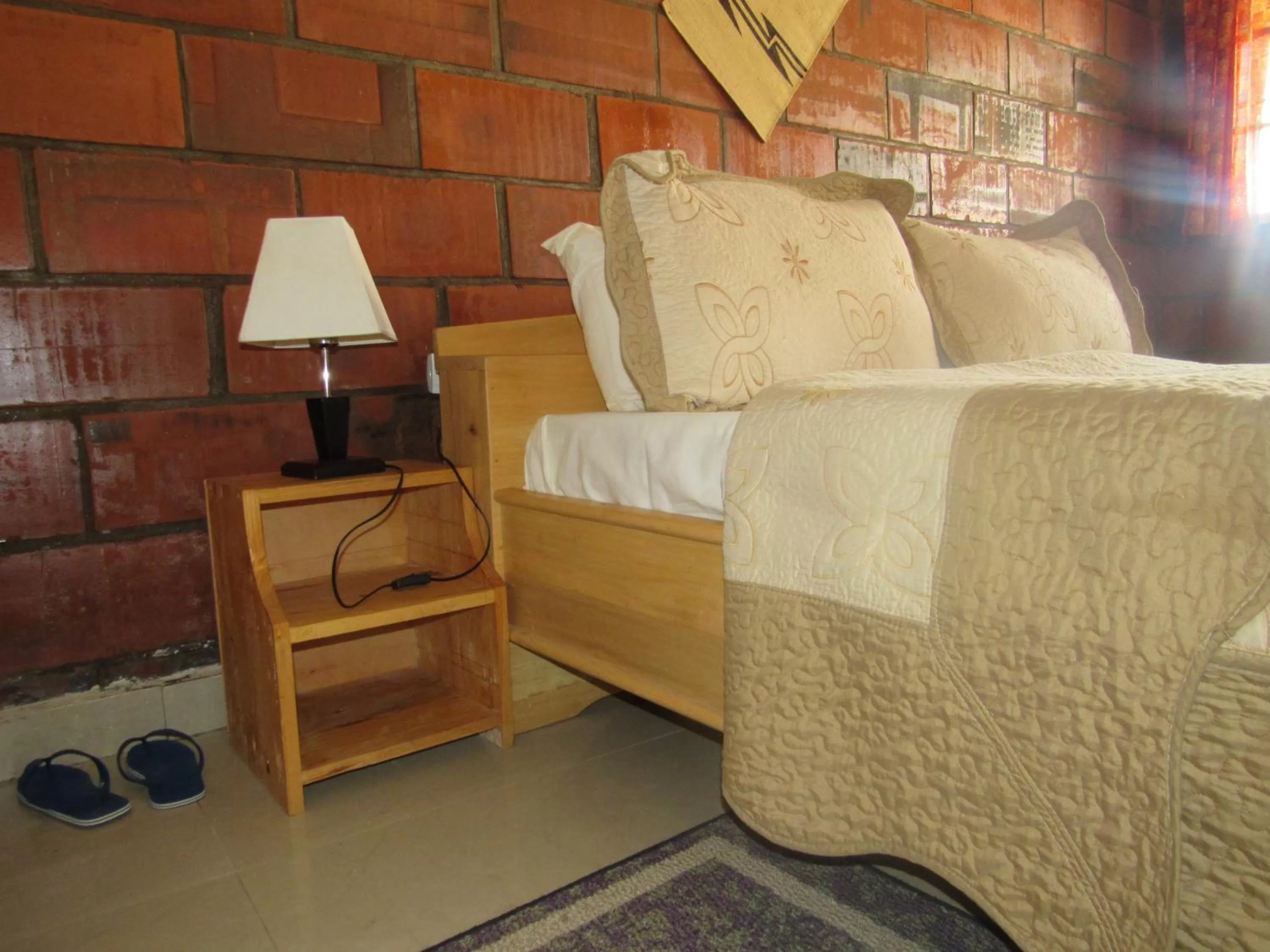 Bed in Rebero Kivu Resort