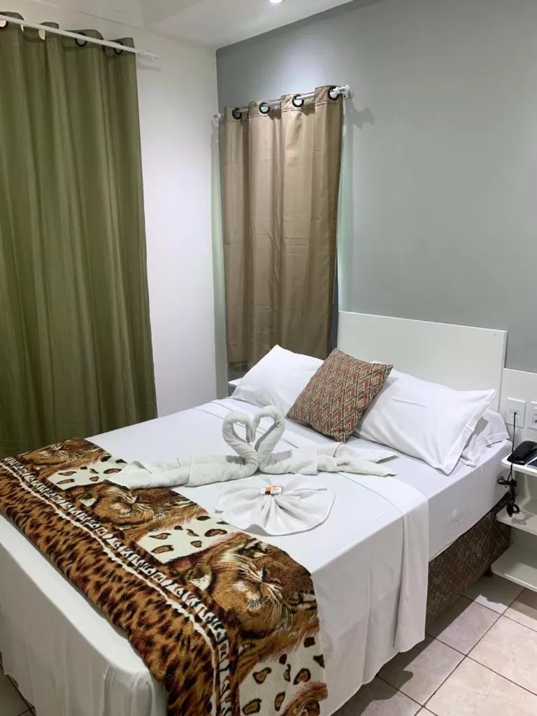 Bed in Pousada Verdes Mares