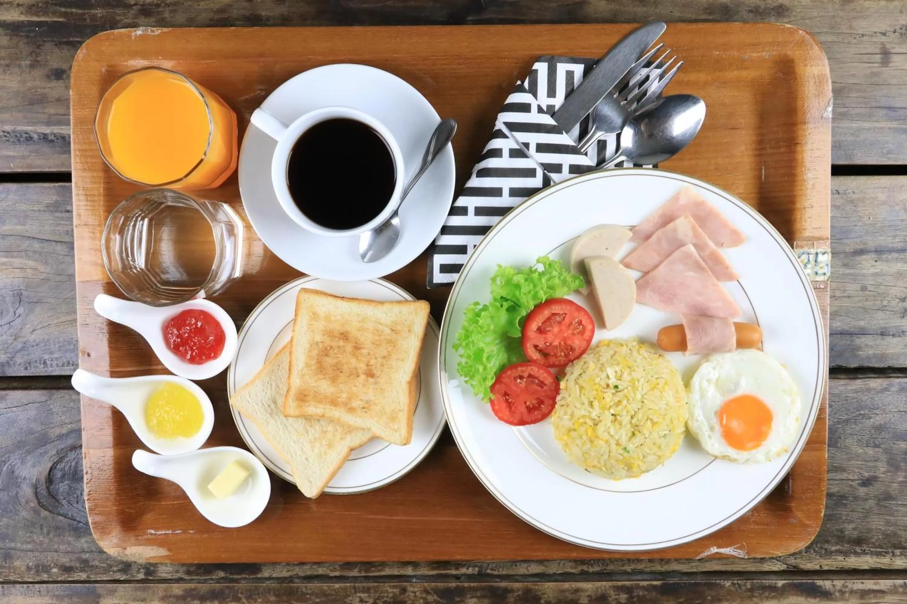 Breakfast in Baiyoke Ciao Hotel