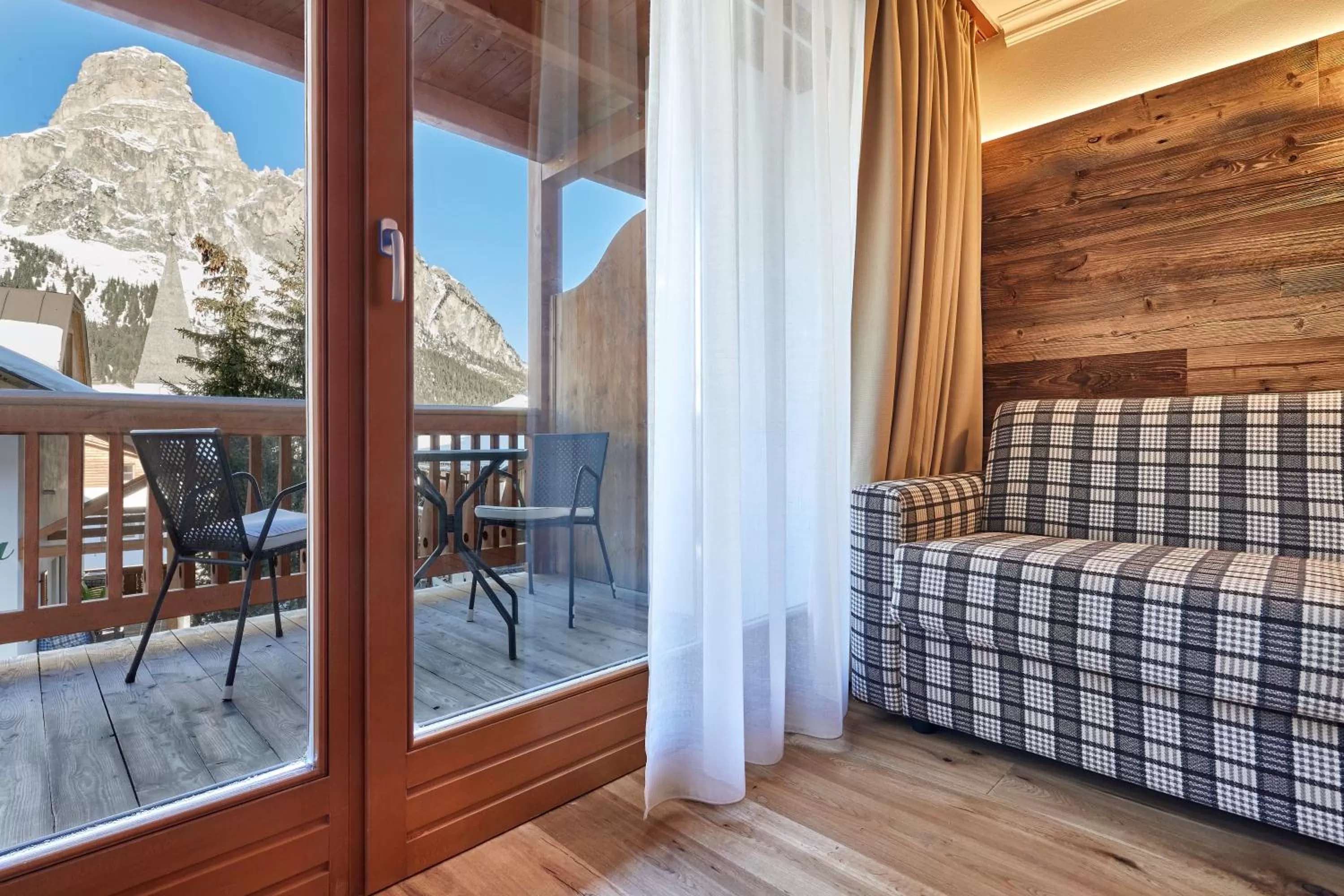 Living room in Hotel Marmolada