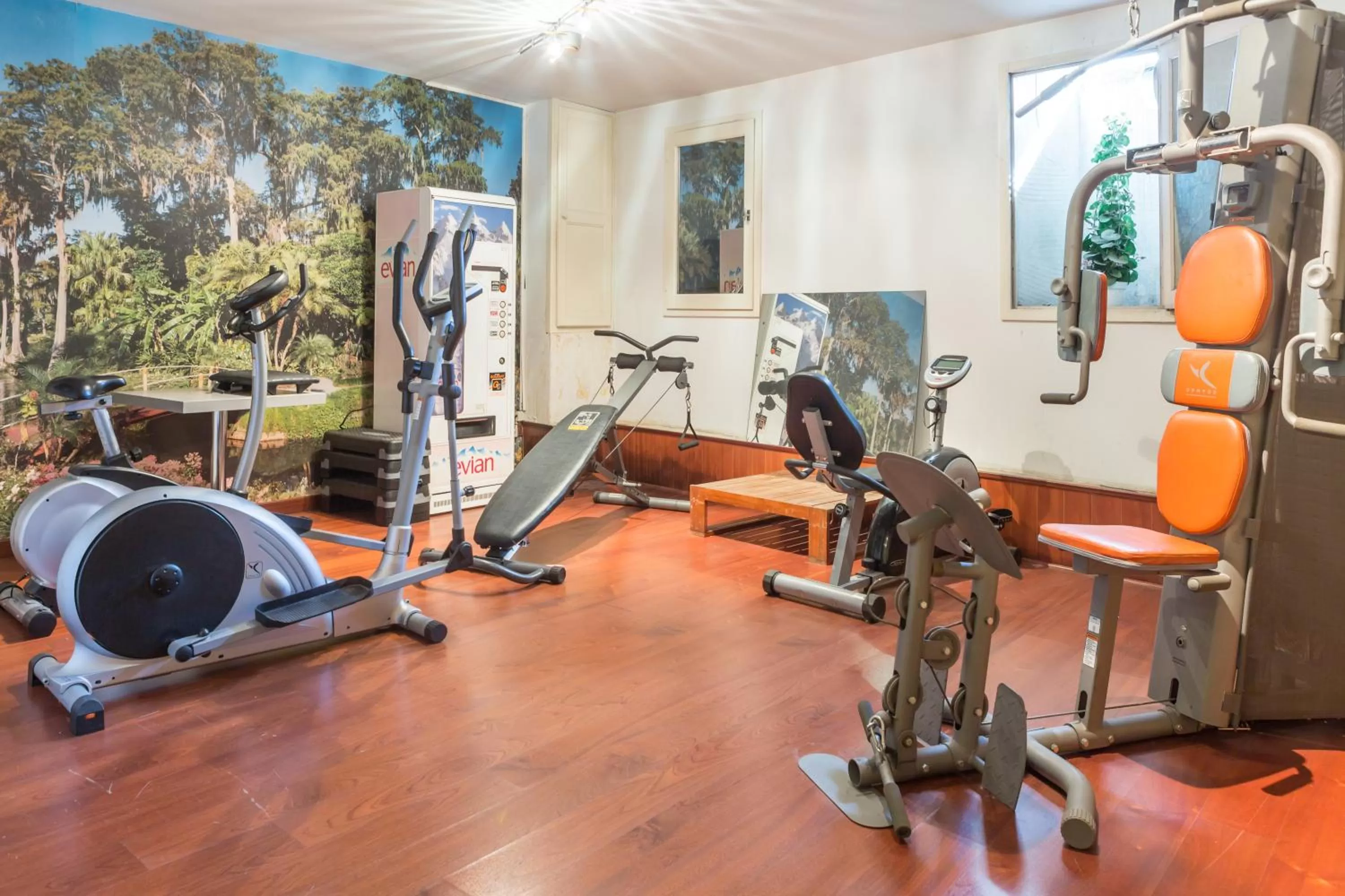 Fitness centre/facilities in Hôtel Restaurant de l'Ecu