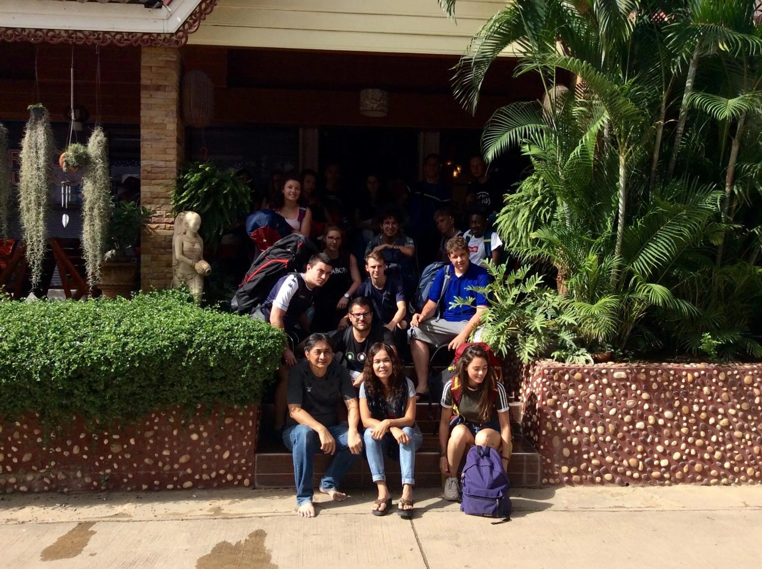 group of guests in TR Guesthouse