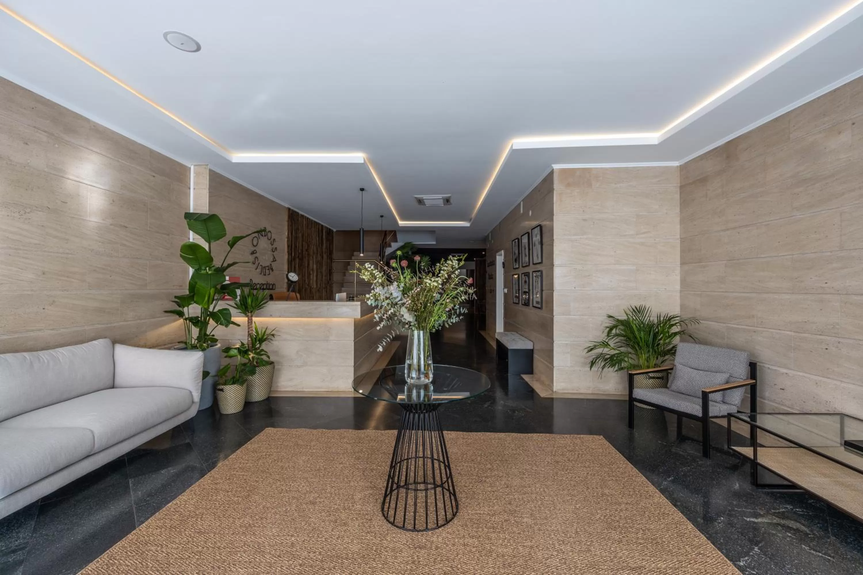 Lobby or reception in Bossa & Bed Hostel