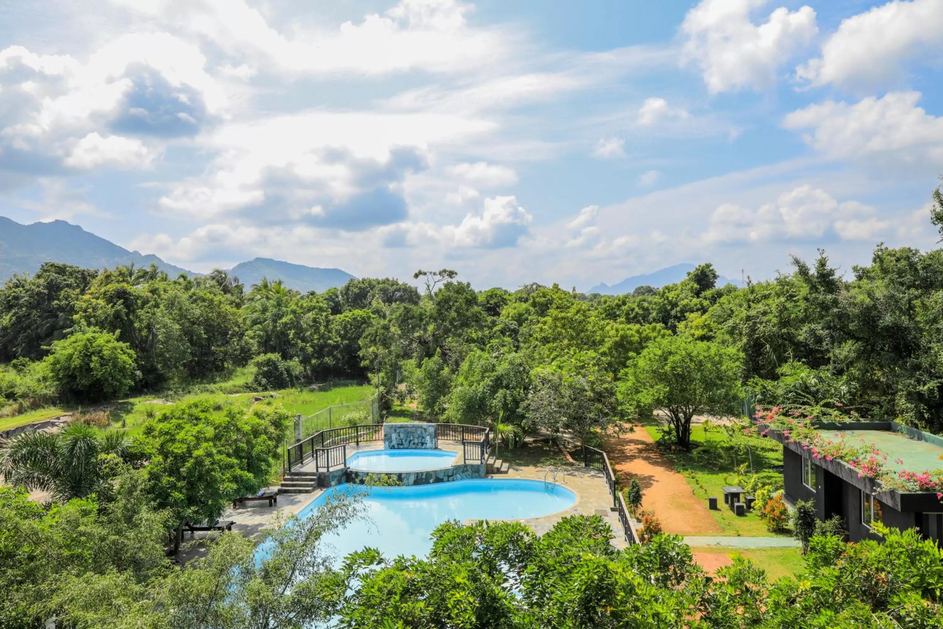Pool View in Sigiriya Kingdom Gate Dambulla
