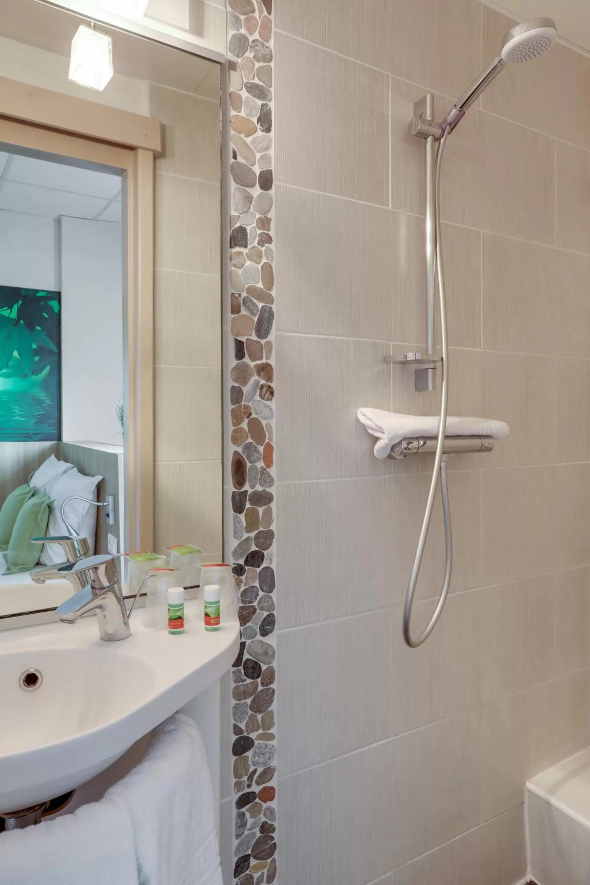 Shower in Hotel Chagnot