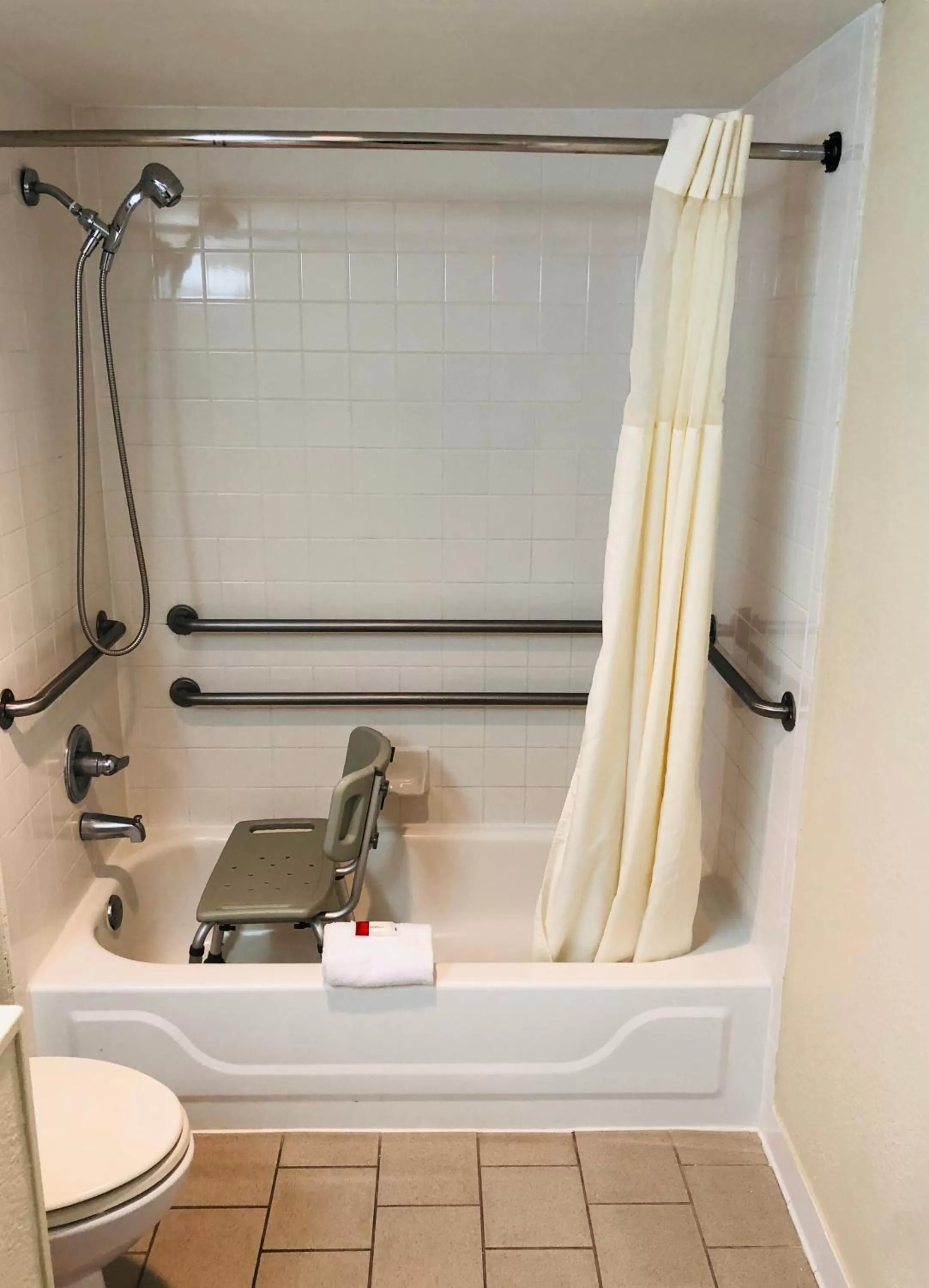 Bathroom in Super 8 by Wyndham Gulfport Airport NW Near Biloxi