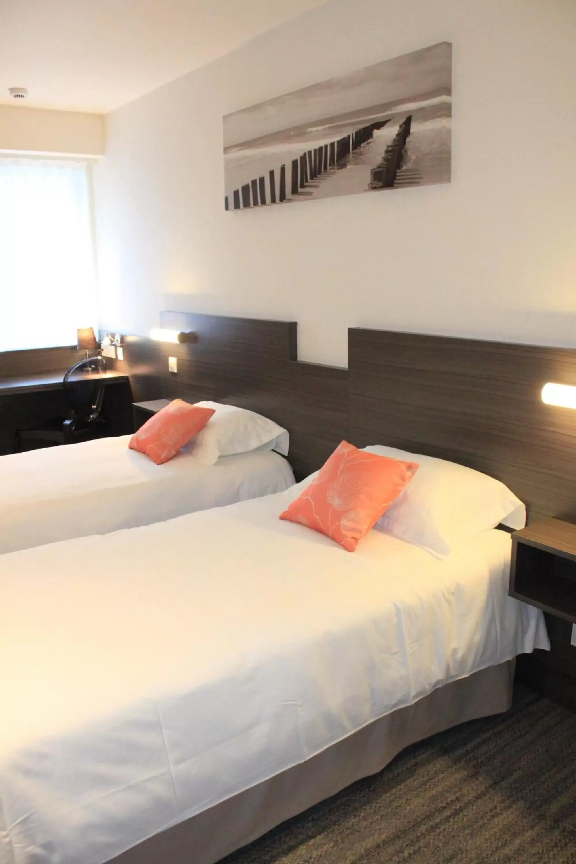 Twin Room in Hôtel Restaurant Bel Air Crevin - Axe Rennes Nantes Twin Room in Hôtel Restaurant Bel Air Crevin - Axe Rennes Nantes