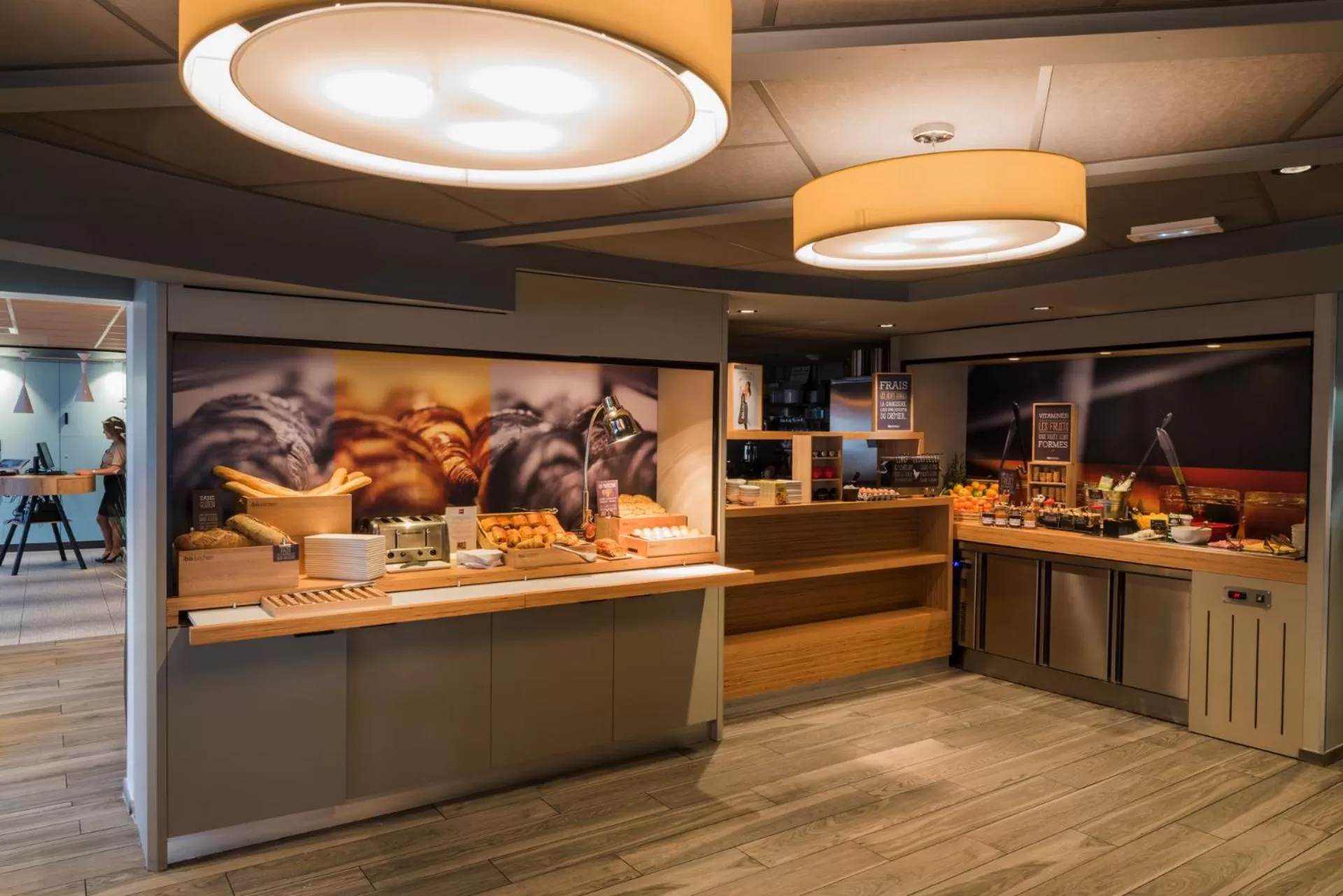 Buffet breakfast in ibis Tours Nord