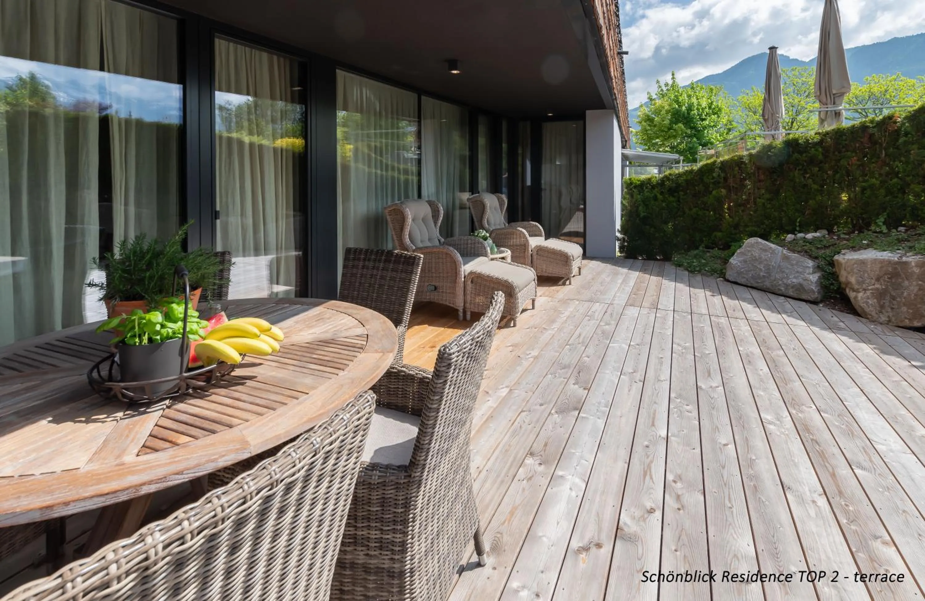 Balcony/Terrace in Schönblick Residence - Absolut Alpine Apartments