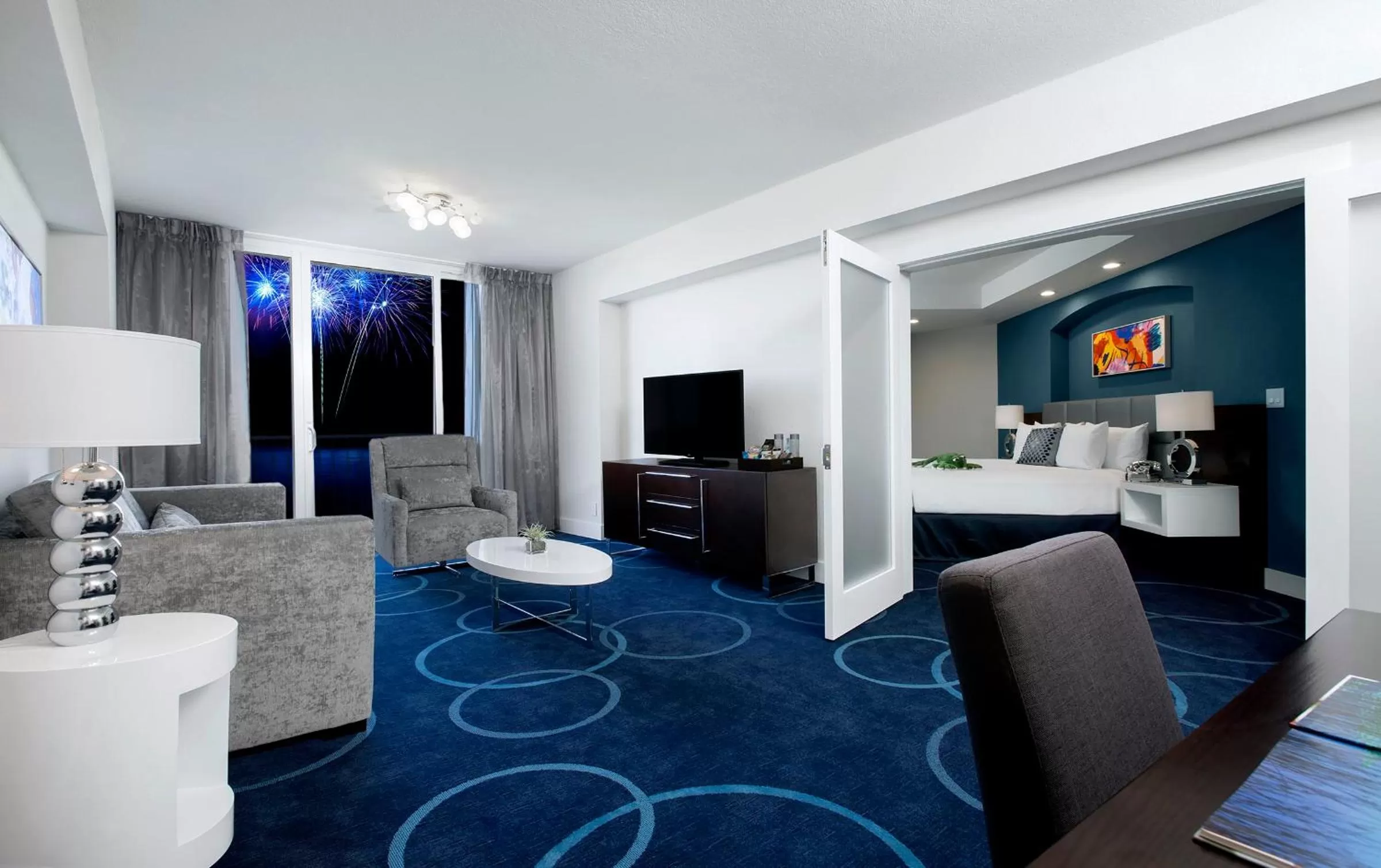 View (from property/room), Seating Area in B Resort and Spa Located in Disney Springs Resort Area