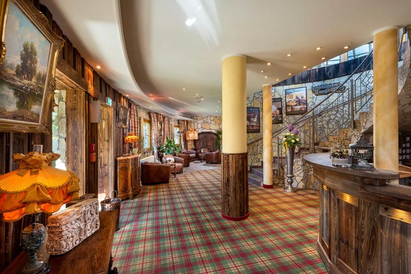 Lobby or reception in Wellnesshotel Seeschlößchen - Privat- Spa & Naturresort