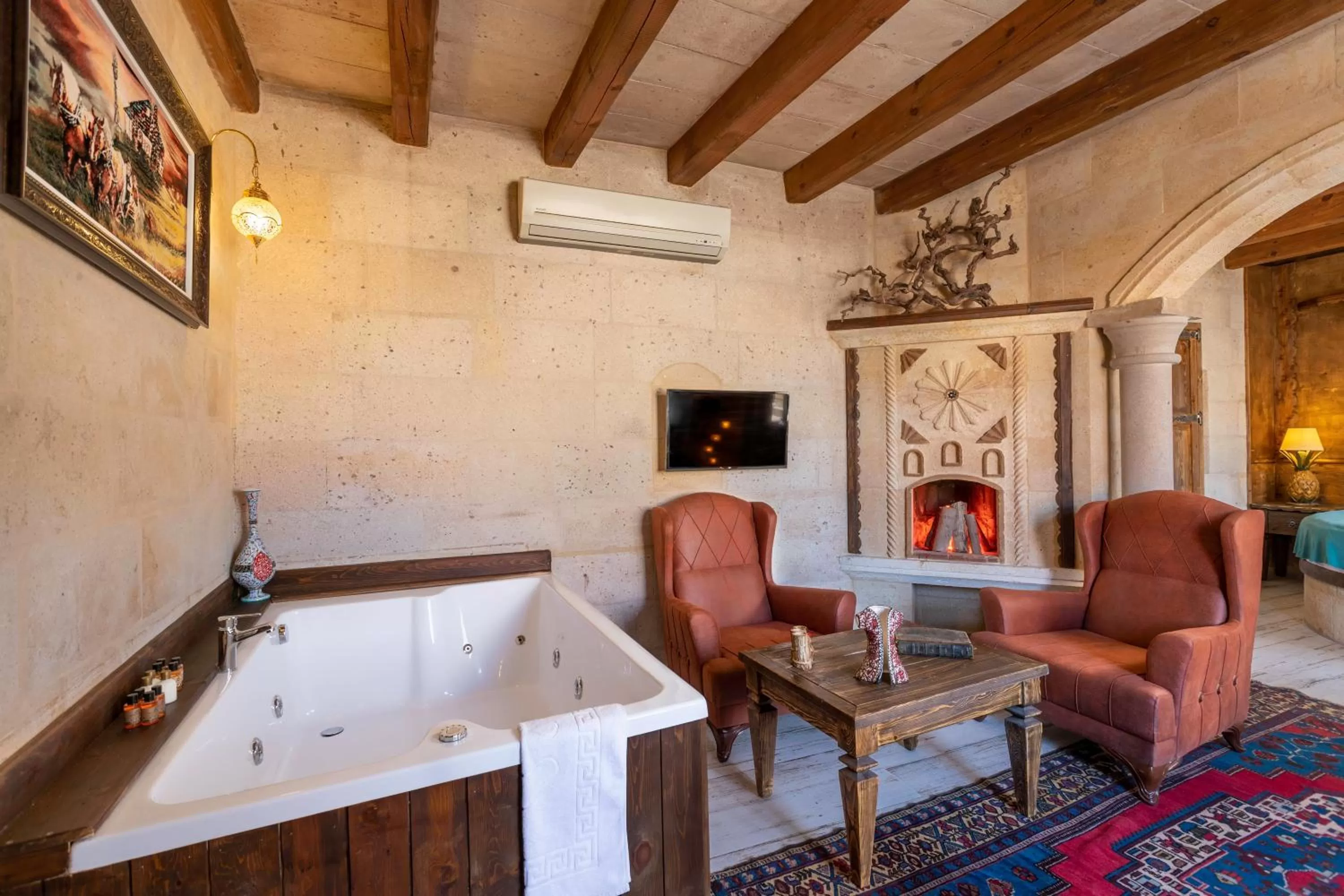 Seating area in Maron Stone House