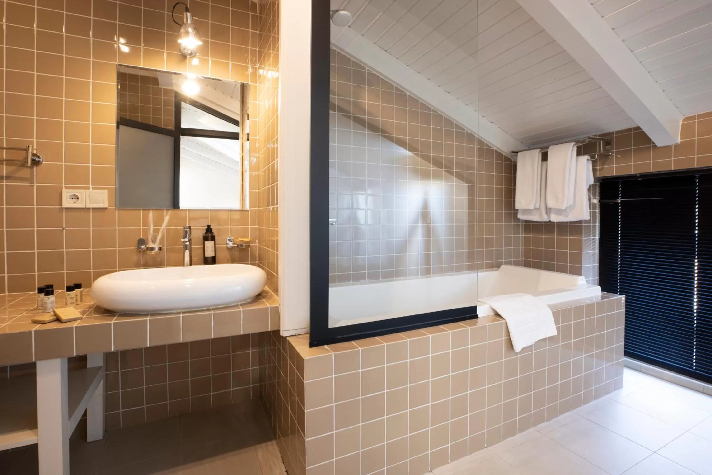 Shower in Citadel Narikala Hotel