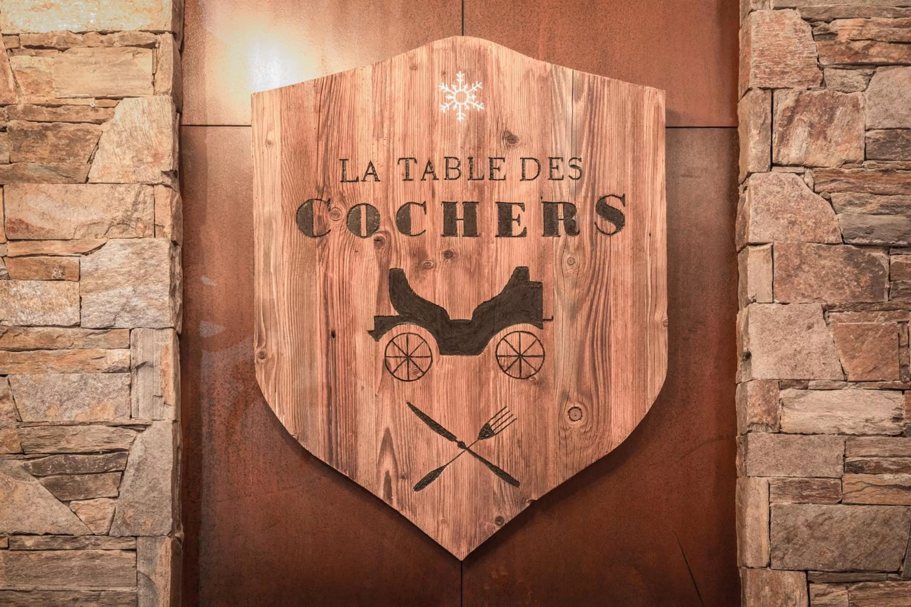 Restaurant/places to eat in Les Loges Blanches Megève