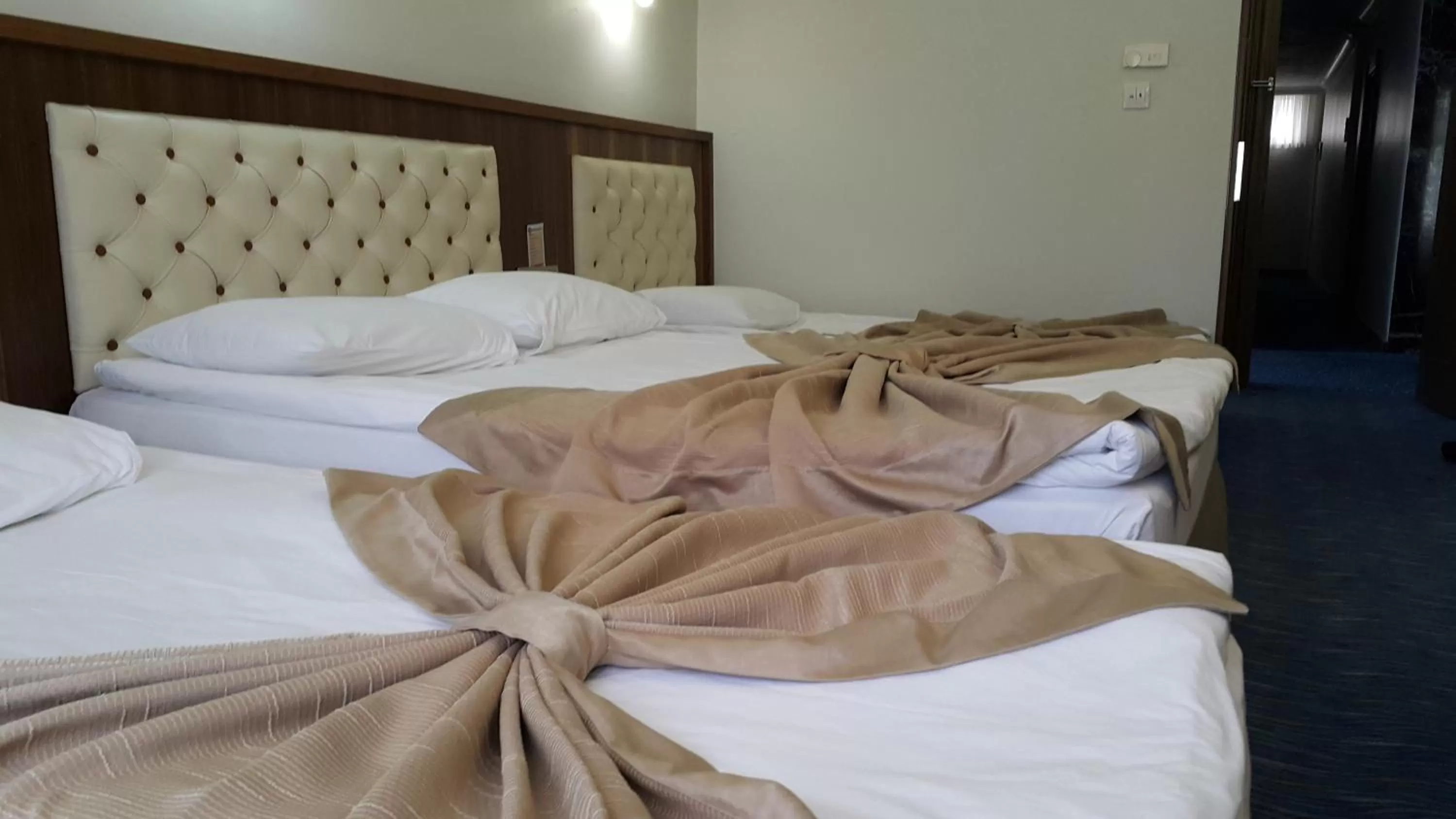 TV and multimedia, Bed in Miroglu Hotel