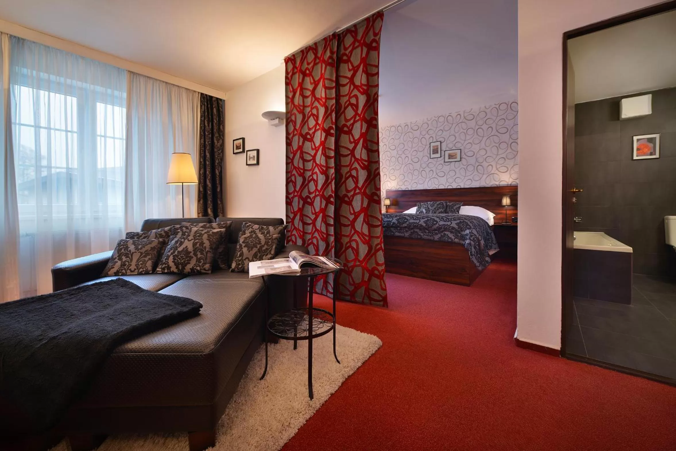 Bed in Parkhotel Morris Novy Bor