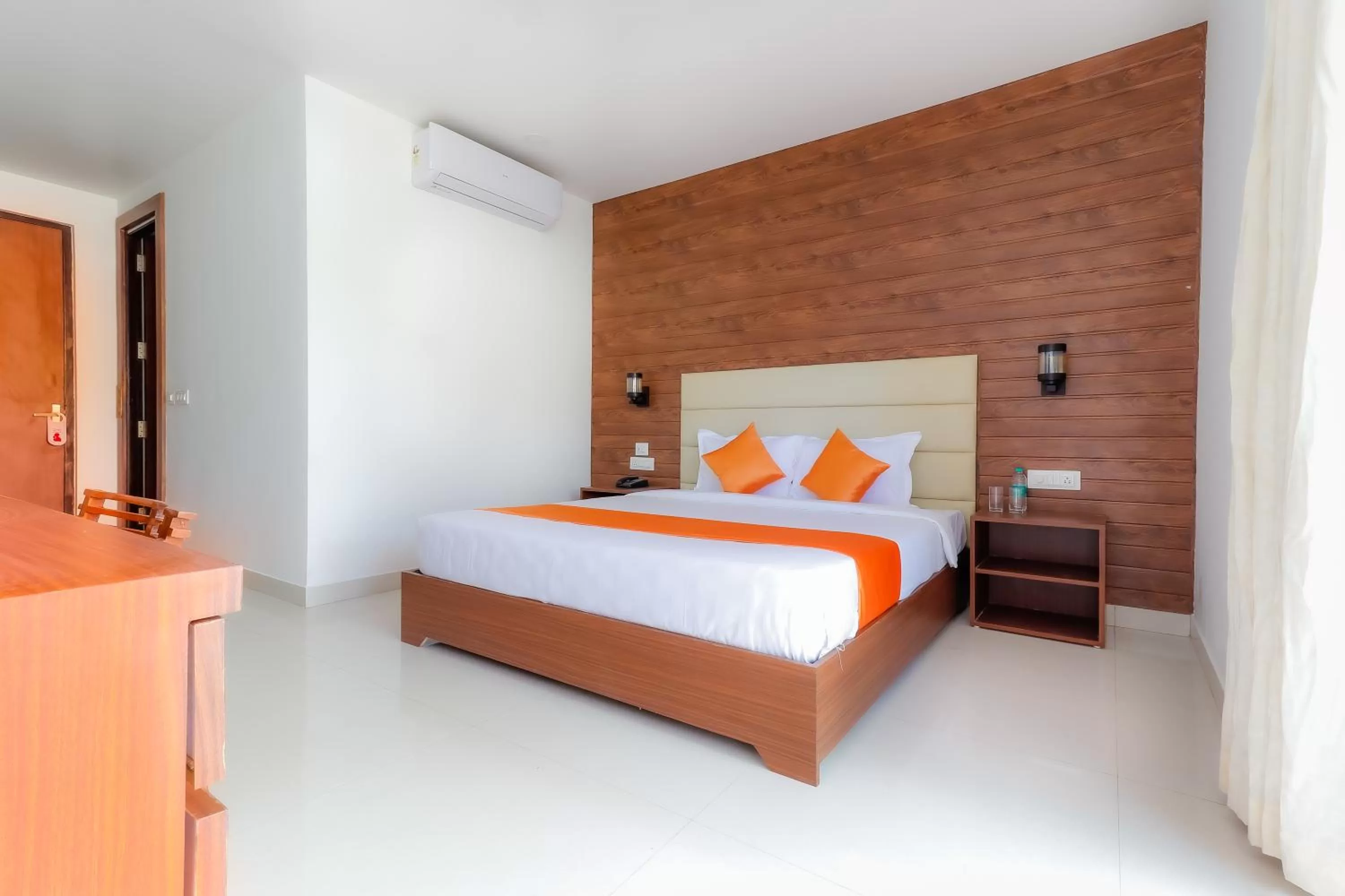 Bed in Miranda Beach Resort