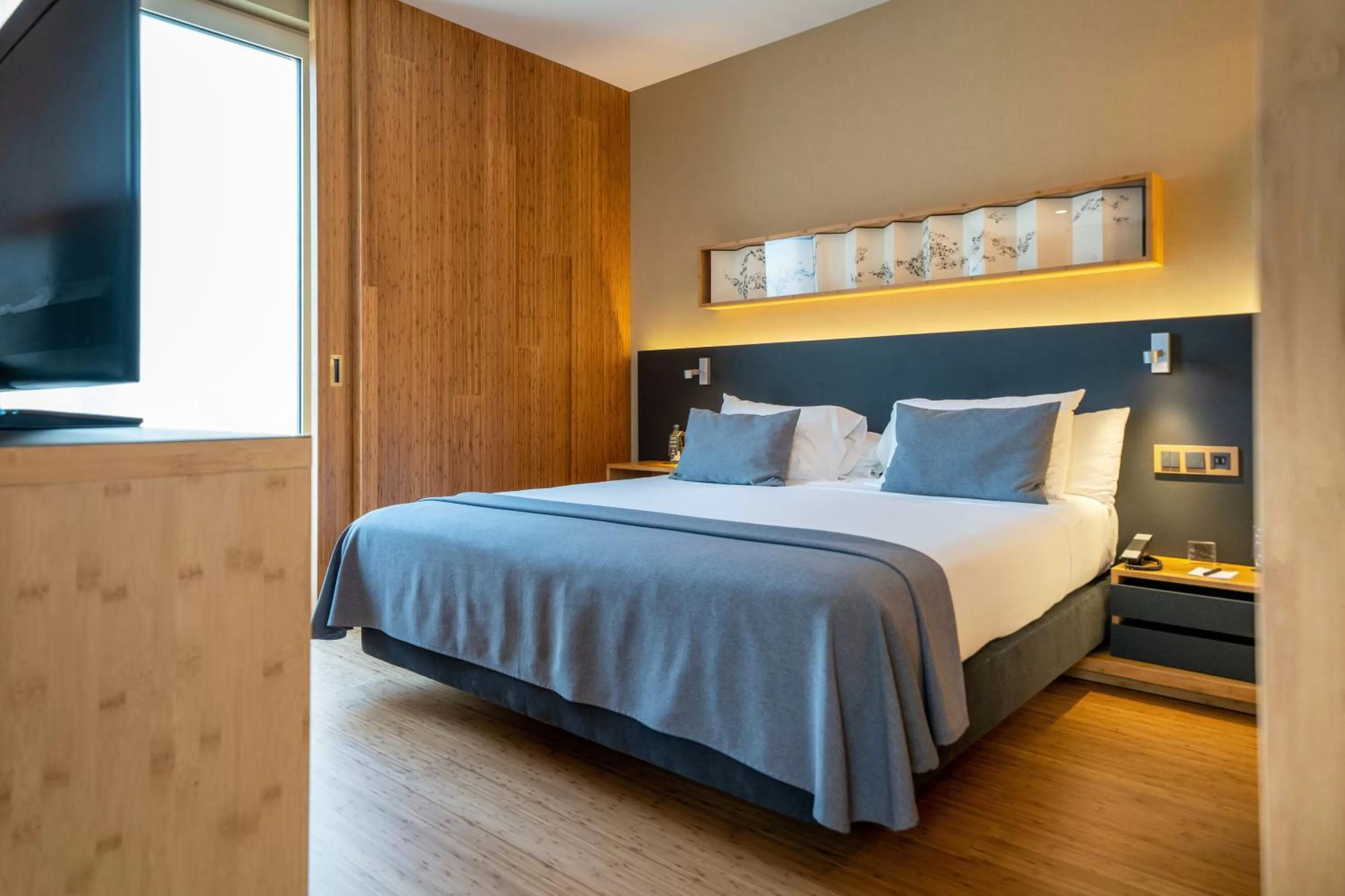 Bedroom, Bed in Ocean Drive Barcelona