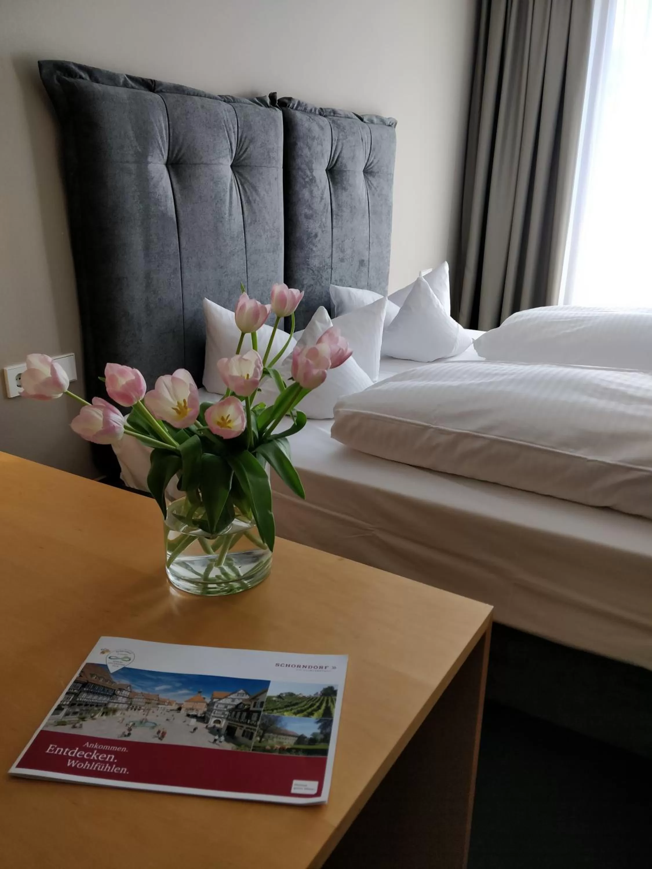 Bed in Hotel an der Stadtmauer