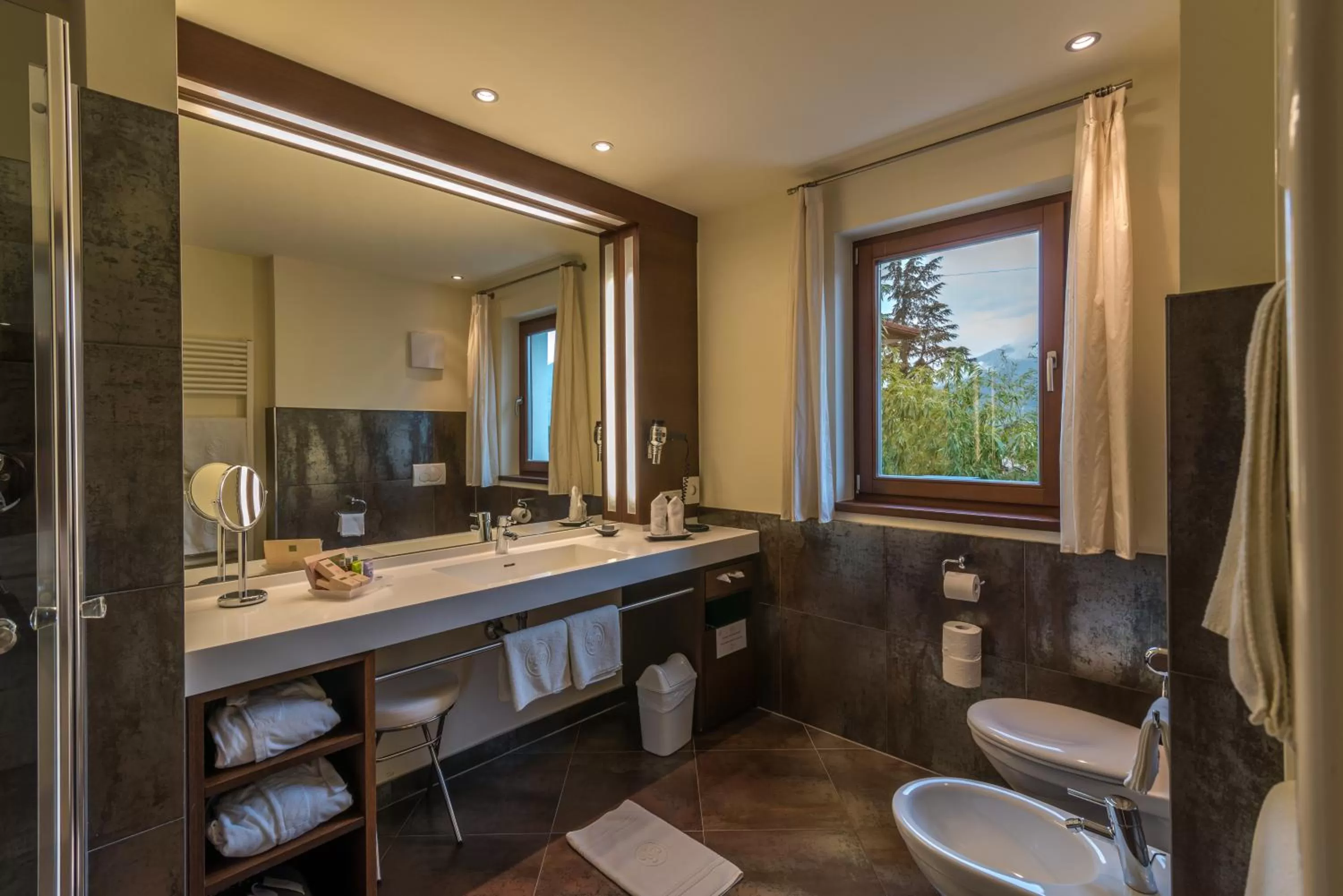 Shower in Hotel Ansitz Plantiz