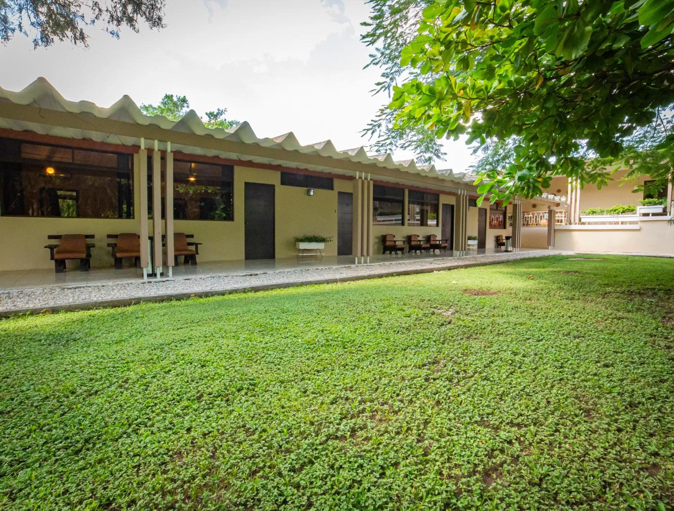 Patio in Hotel Diriá Santa Cruz