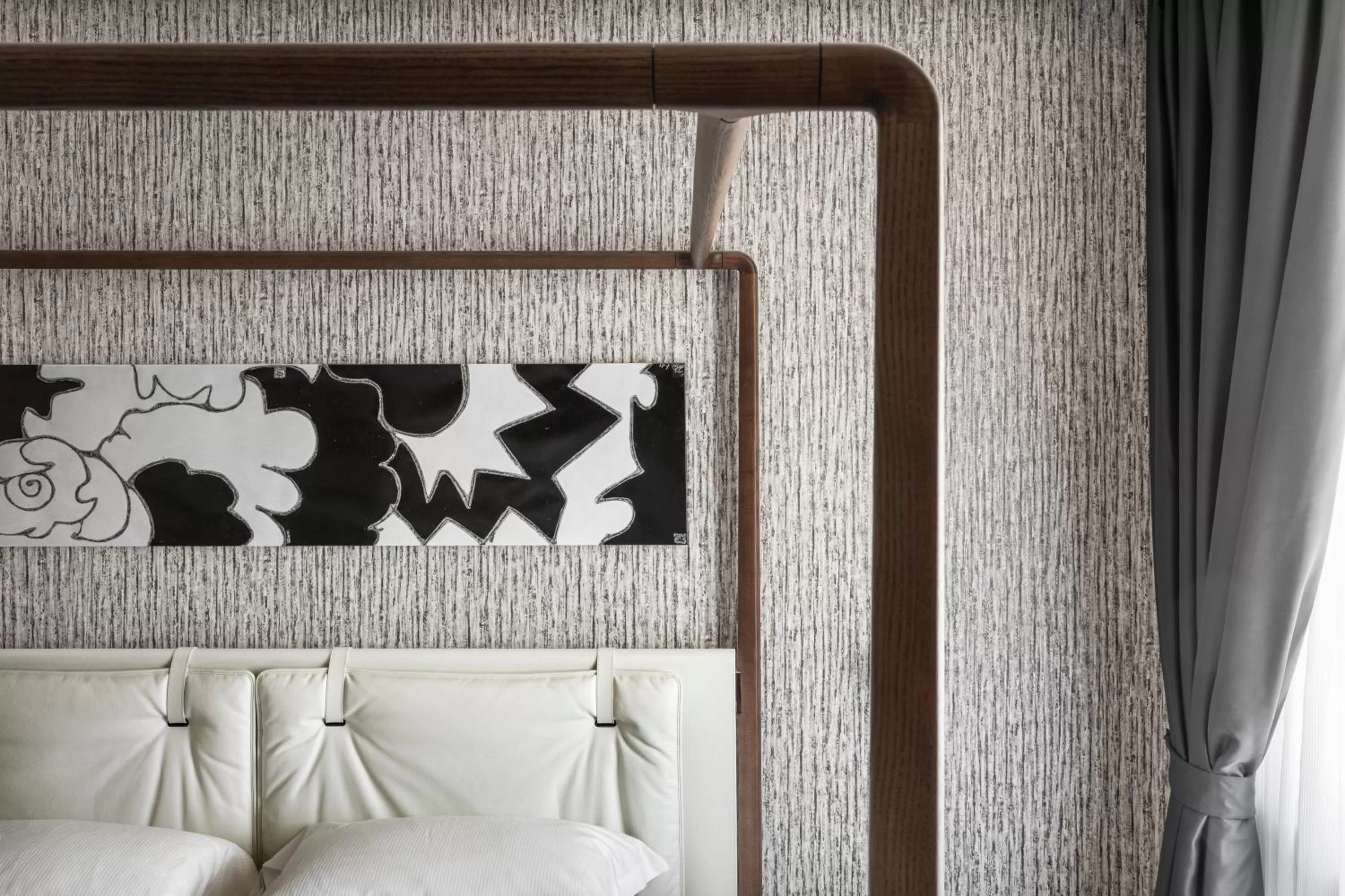 Decorative detail, Bed in LHP Napoli Palace & SPA