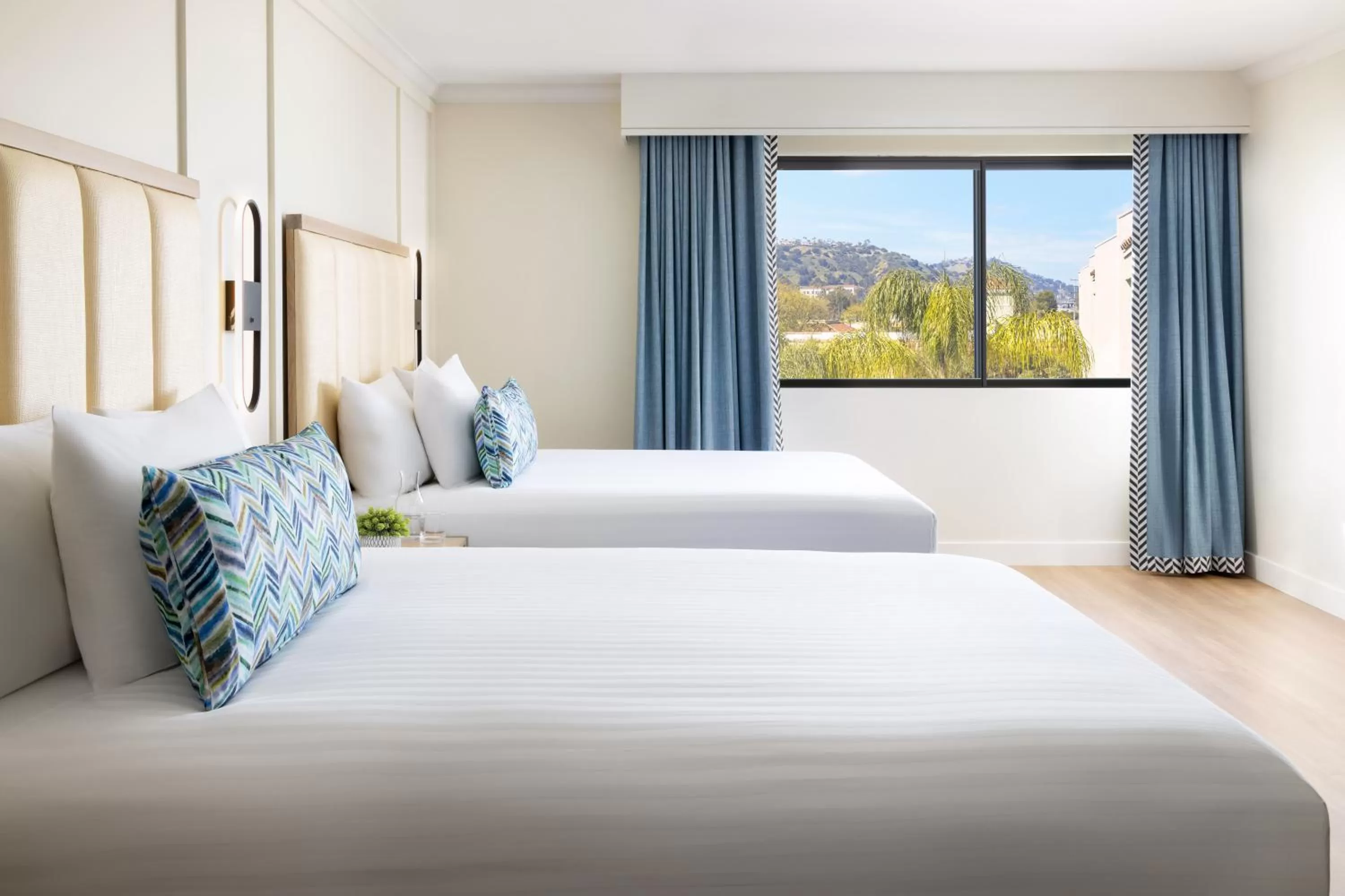 Bed in The Anza-a Calabasas Hotel