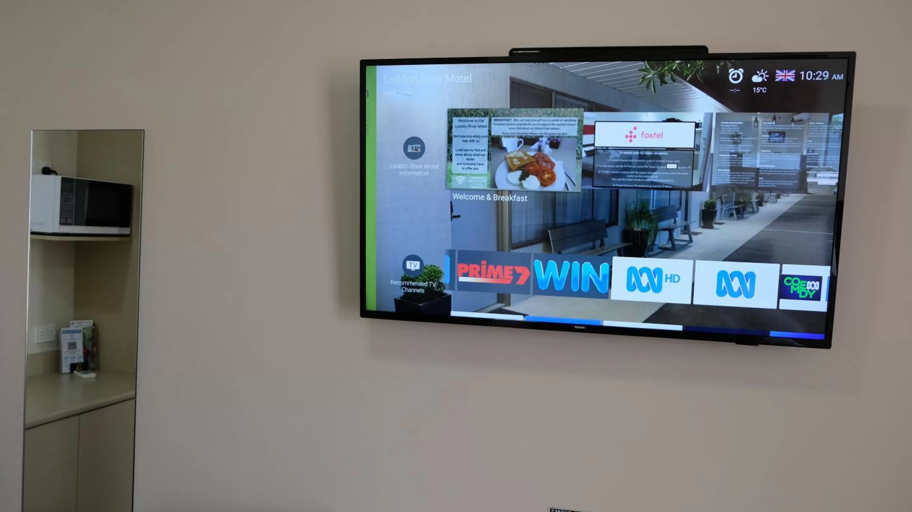 TV and multimedia in Loddon River Motel Kerang