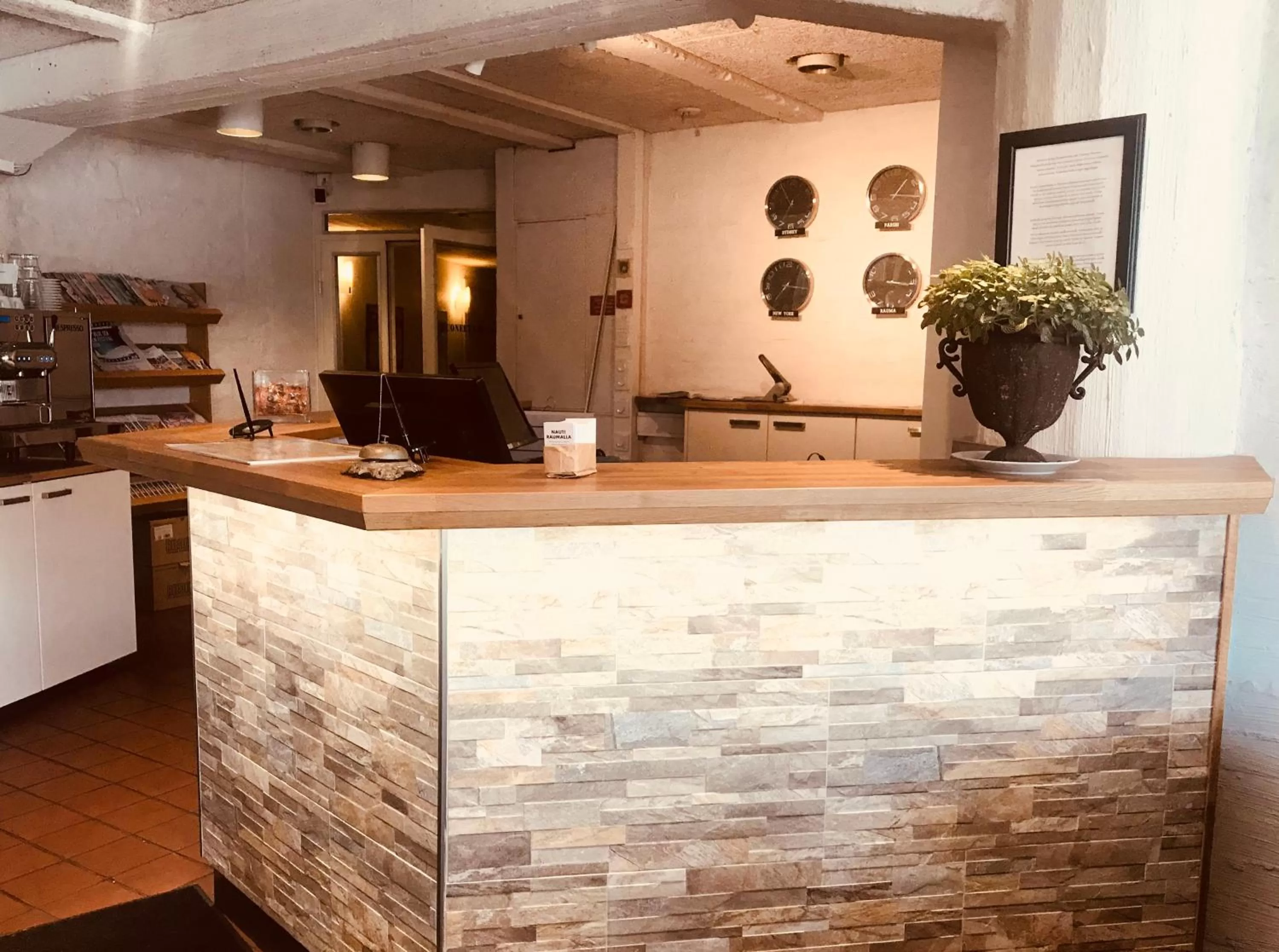 Lobby or reception in Hotel Vanha Rauma