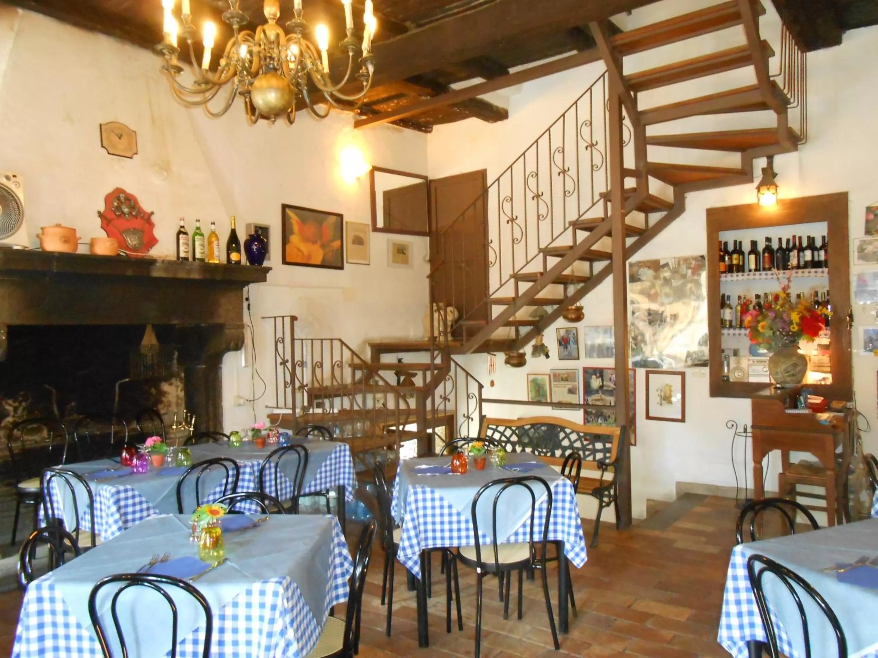 Lounge or bar in Civita B&B