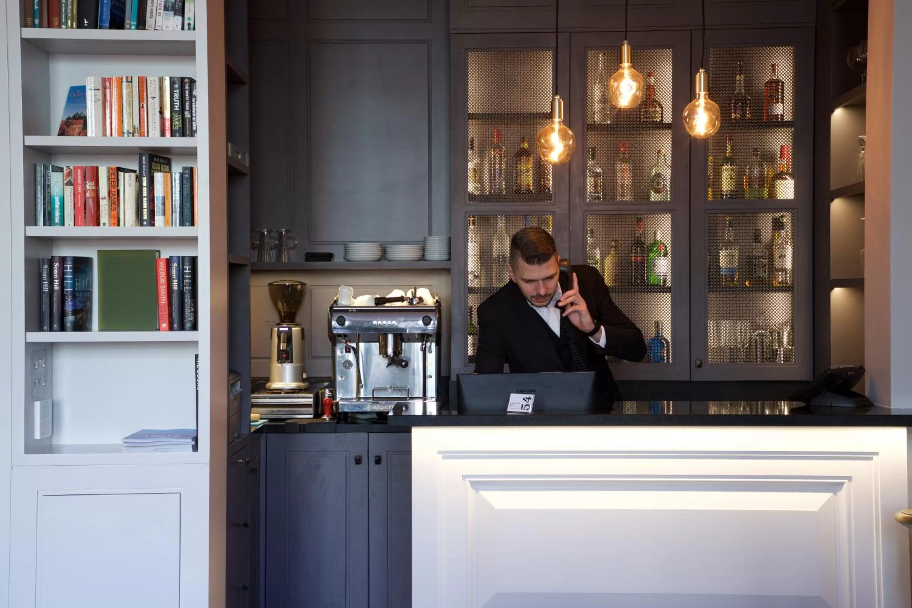 Staff in 54 Queen's Gate Hotel