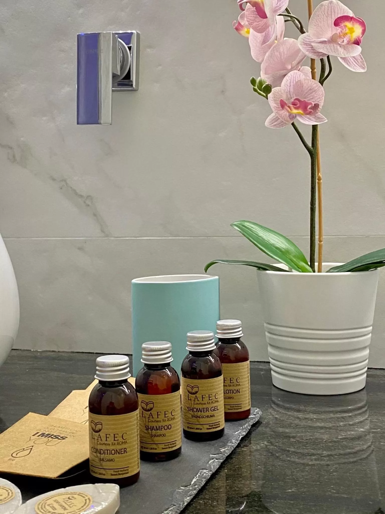 Bathroom in Escape Luxury Suite - CA Domus Collection