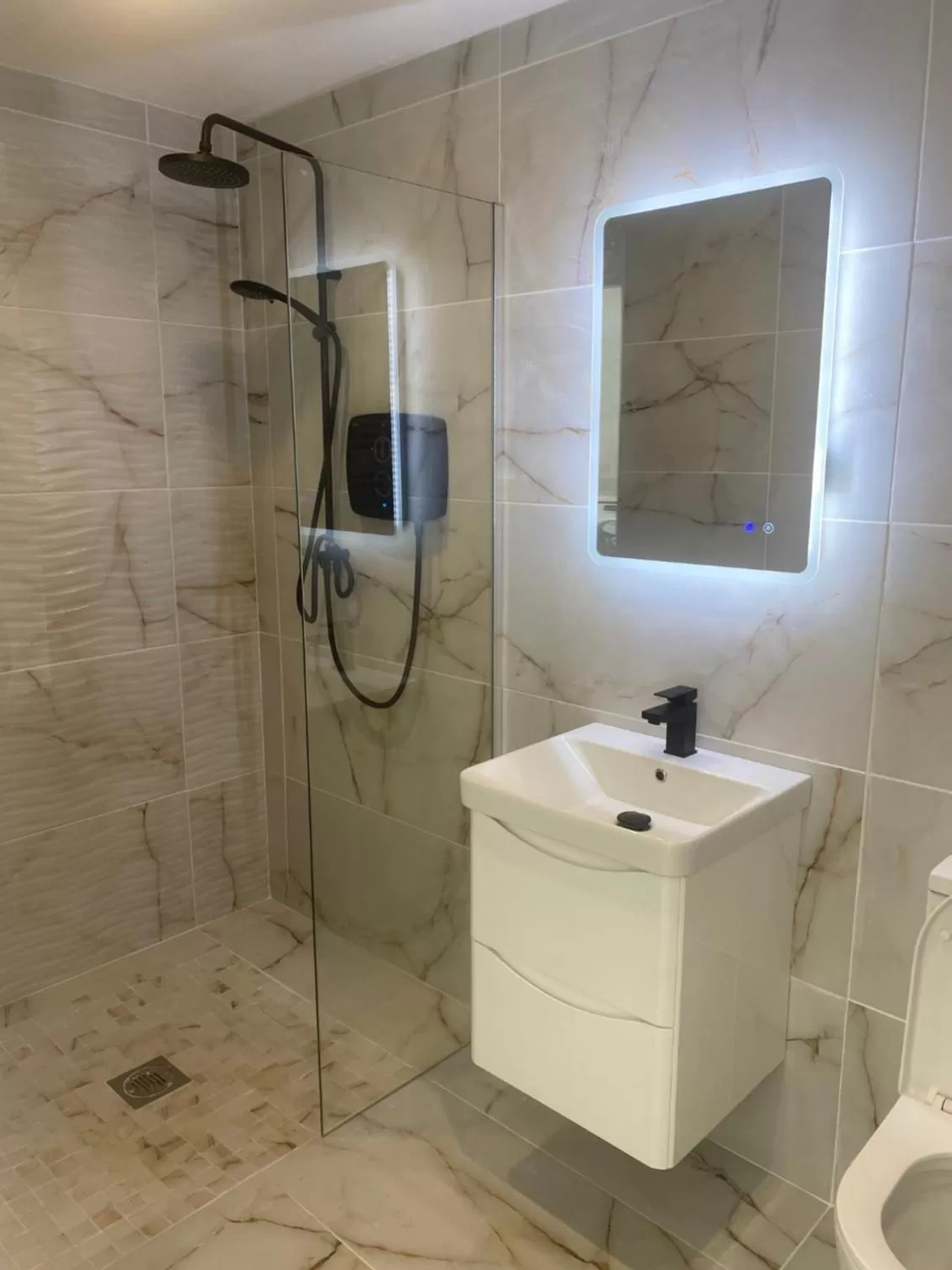 Shower in St Columbs House