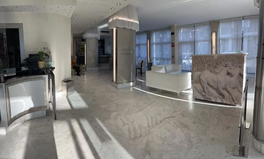 Lobby or reception in Hotel Sporting Brugherio