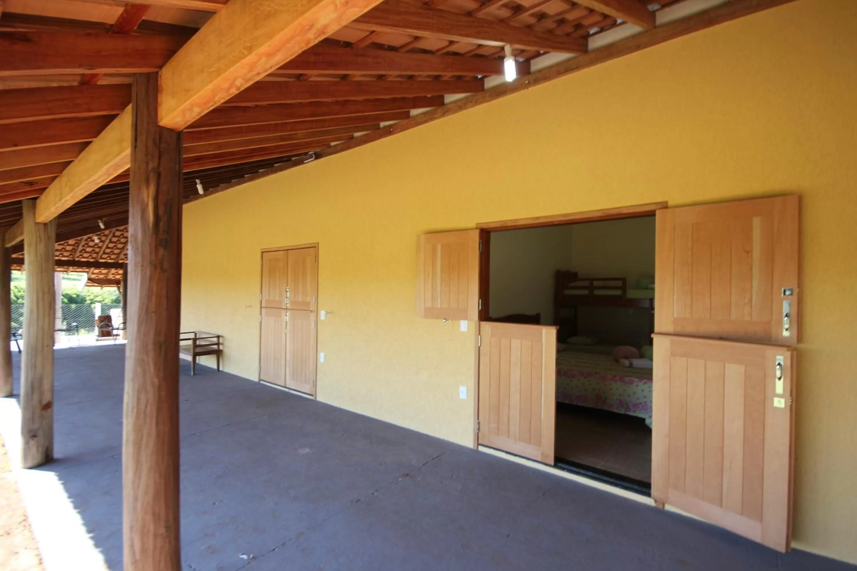 Area and facilities, Balcony/Terrace in Pousada Sorocabana