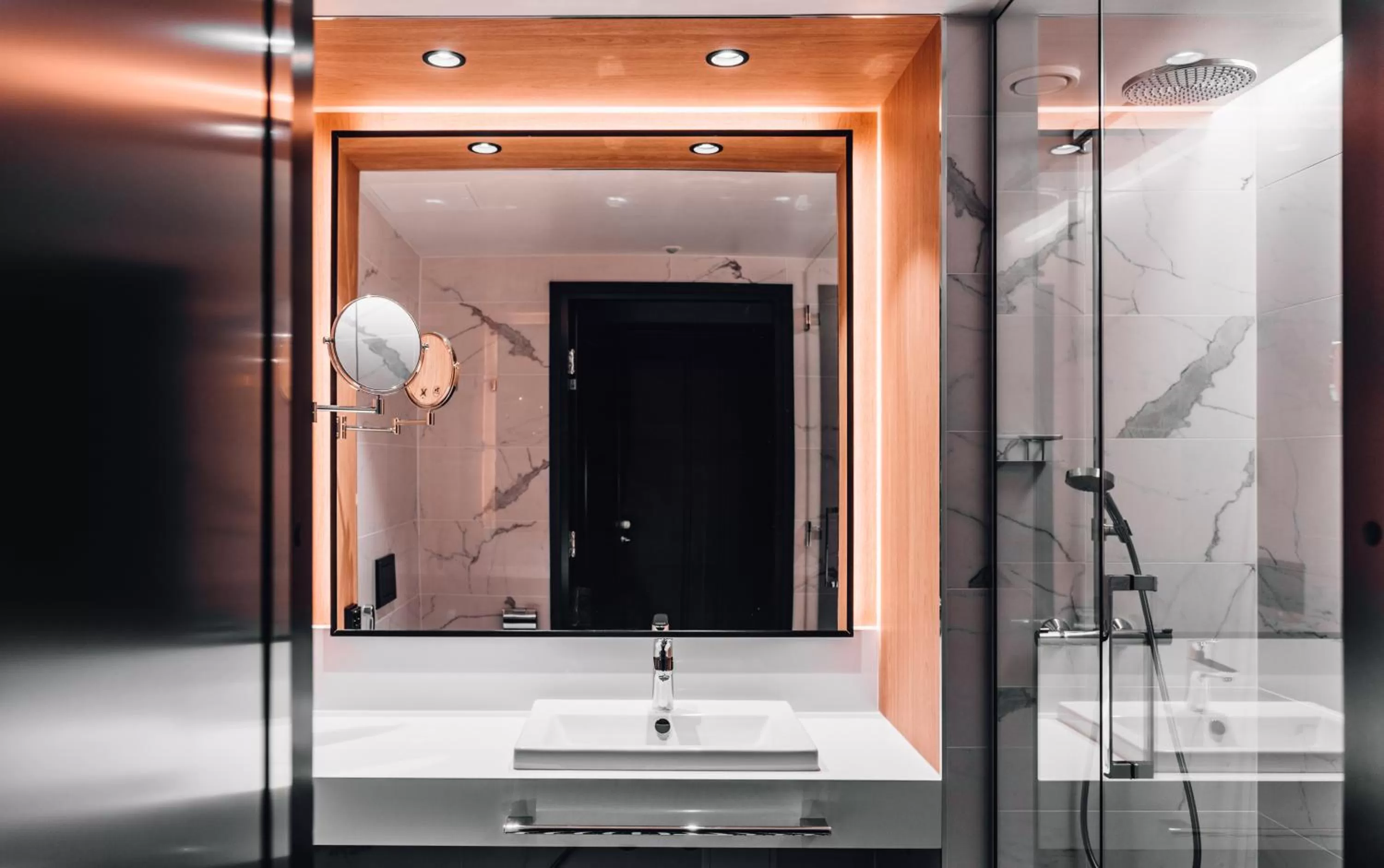 Bathroom in Clarion Hotel Aviapolis