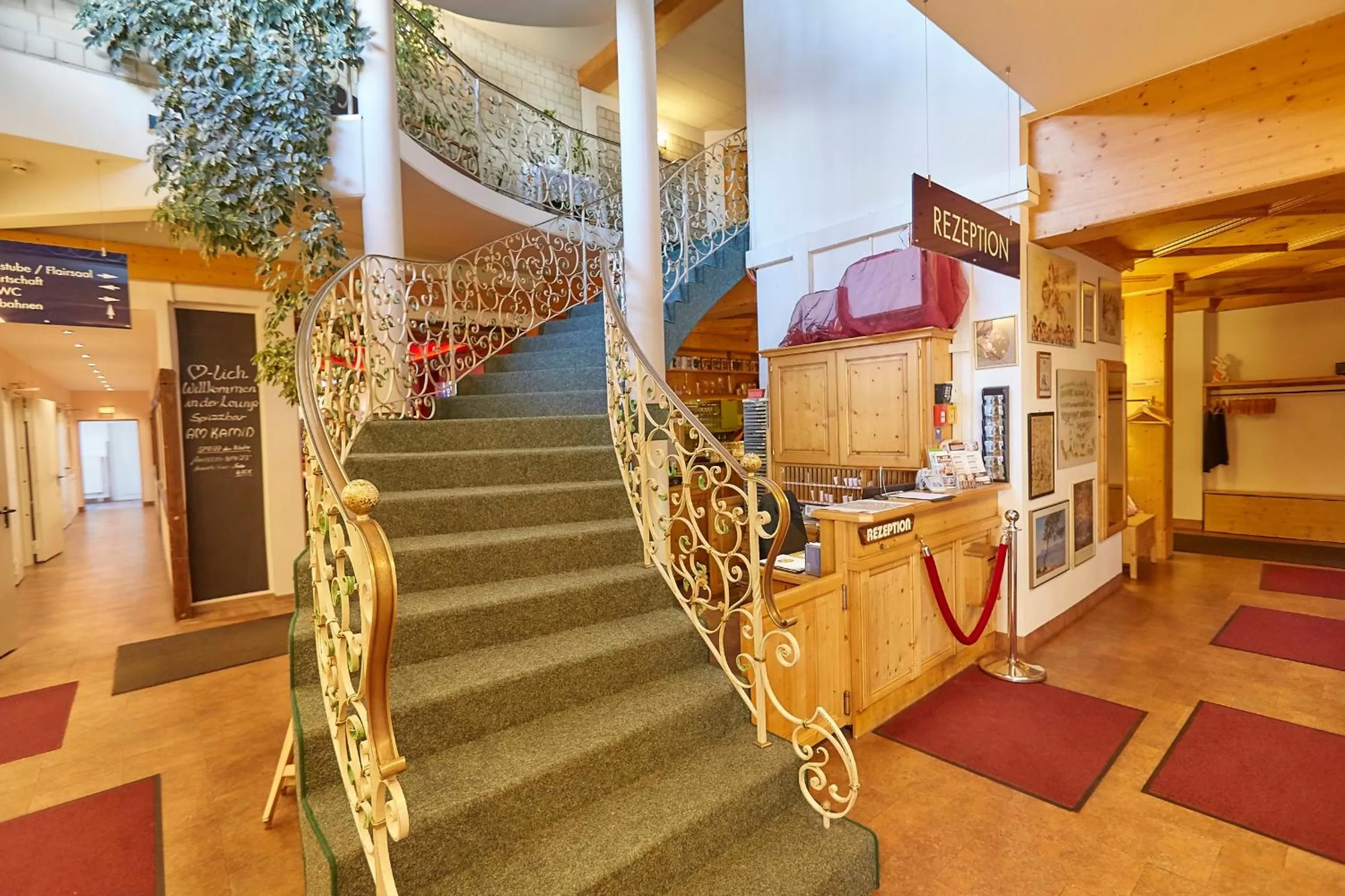 Lobby or reception in Hotel Am Kamin