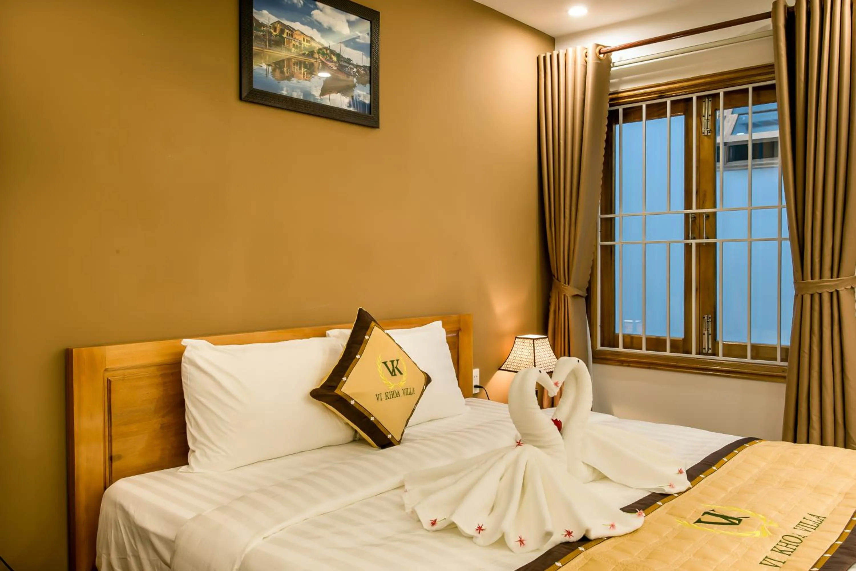 Bedroom, Bed in Hoi An Vi Khoa Villa