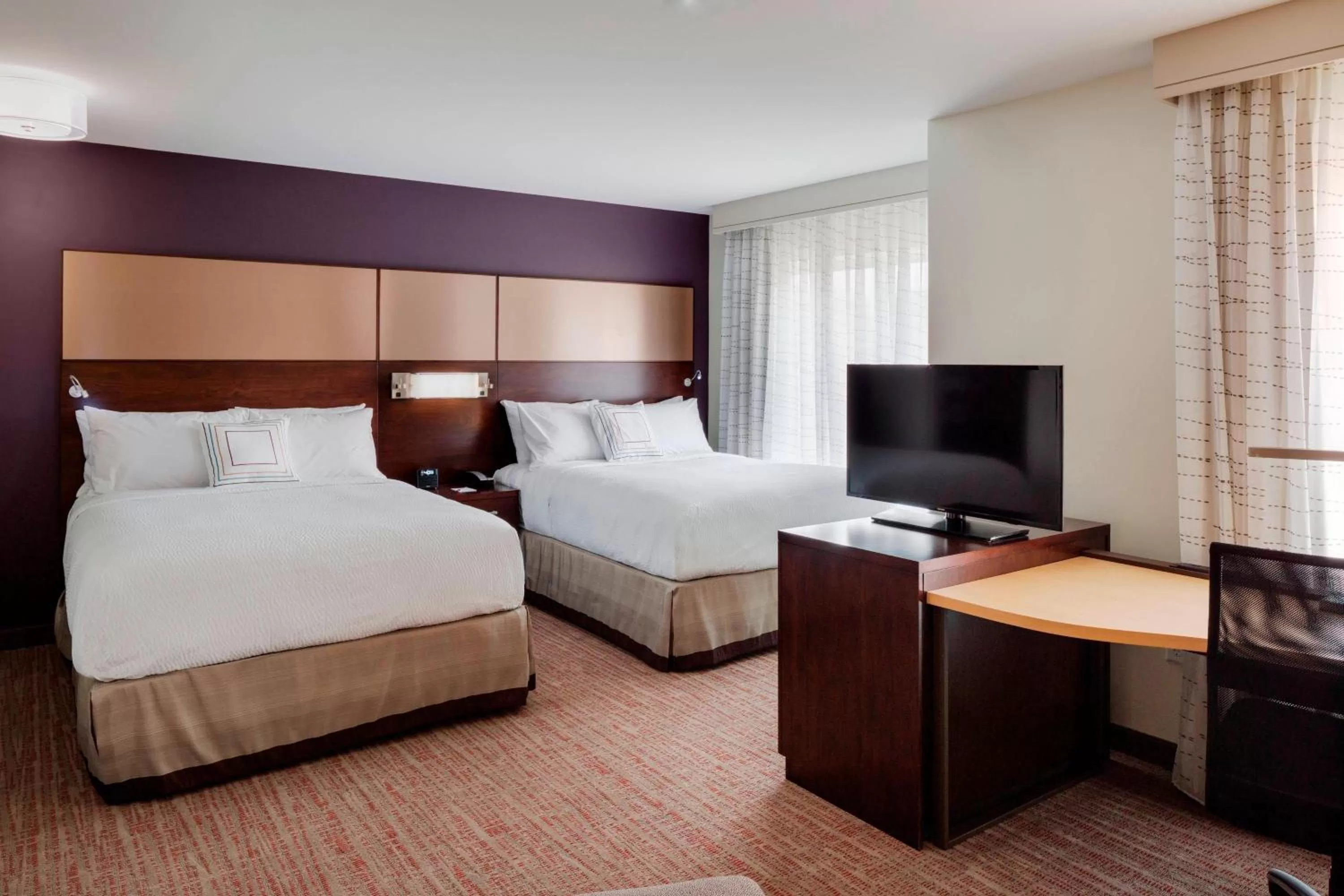 Bedroom, Bed in Residence Inn by Marriott Bath Brunswick Area
