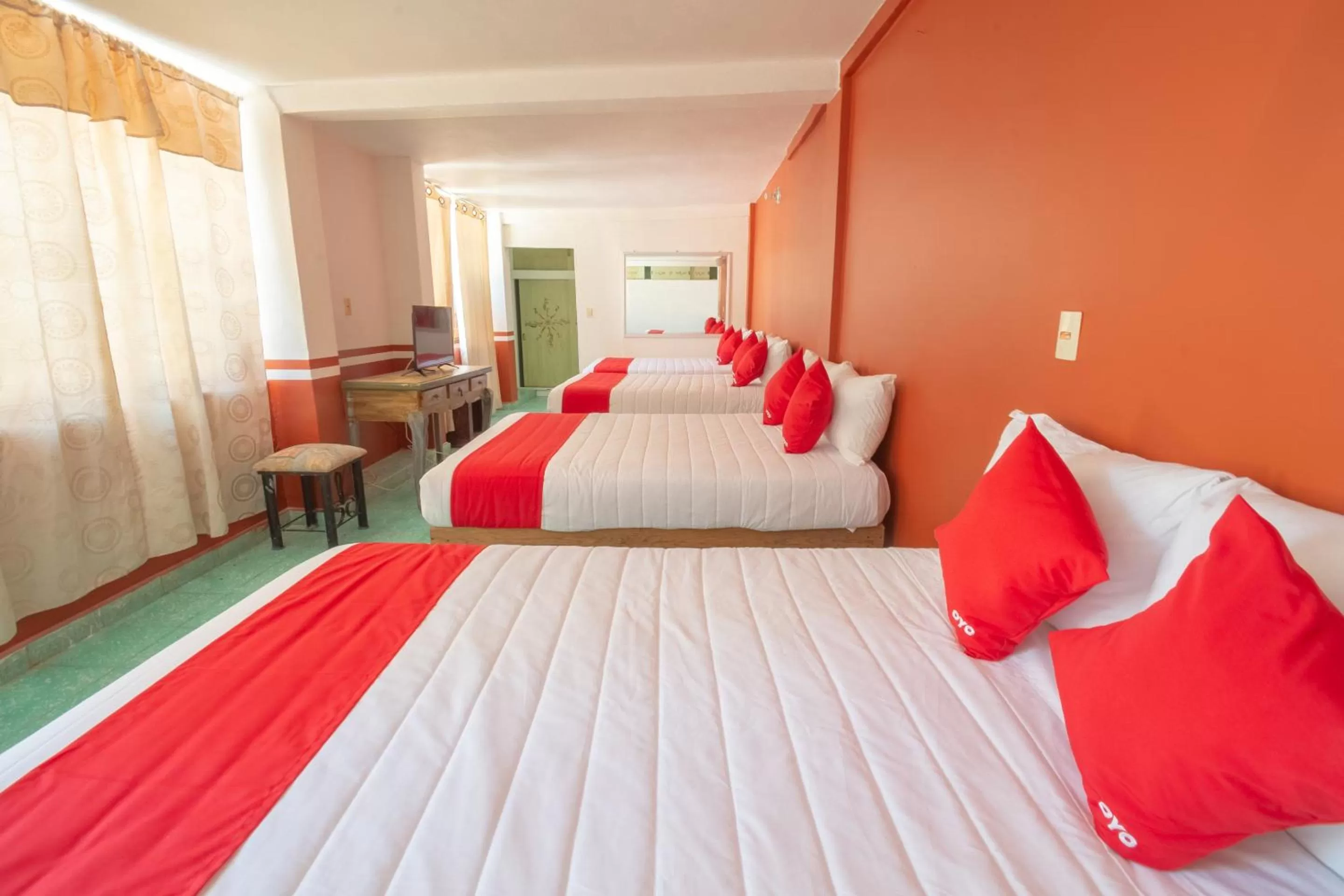 Bedroom in OYO Hotel Meson de la Concepcion