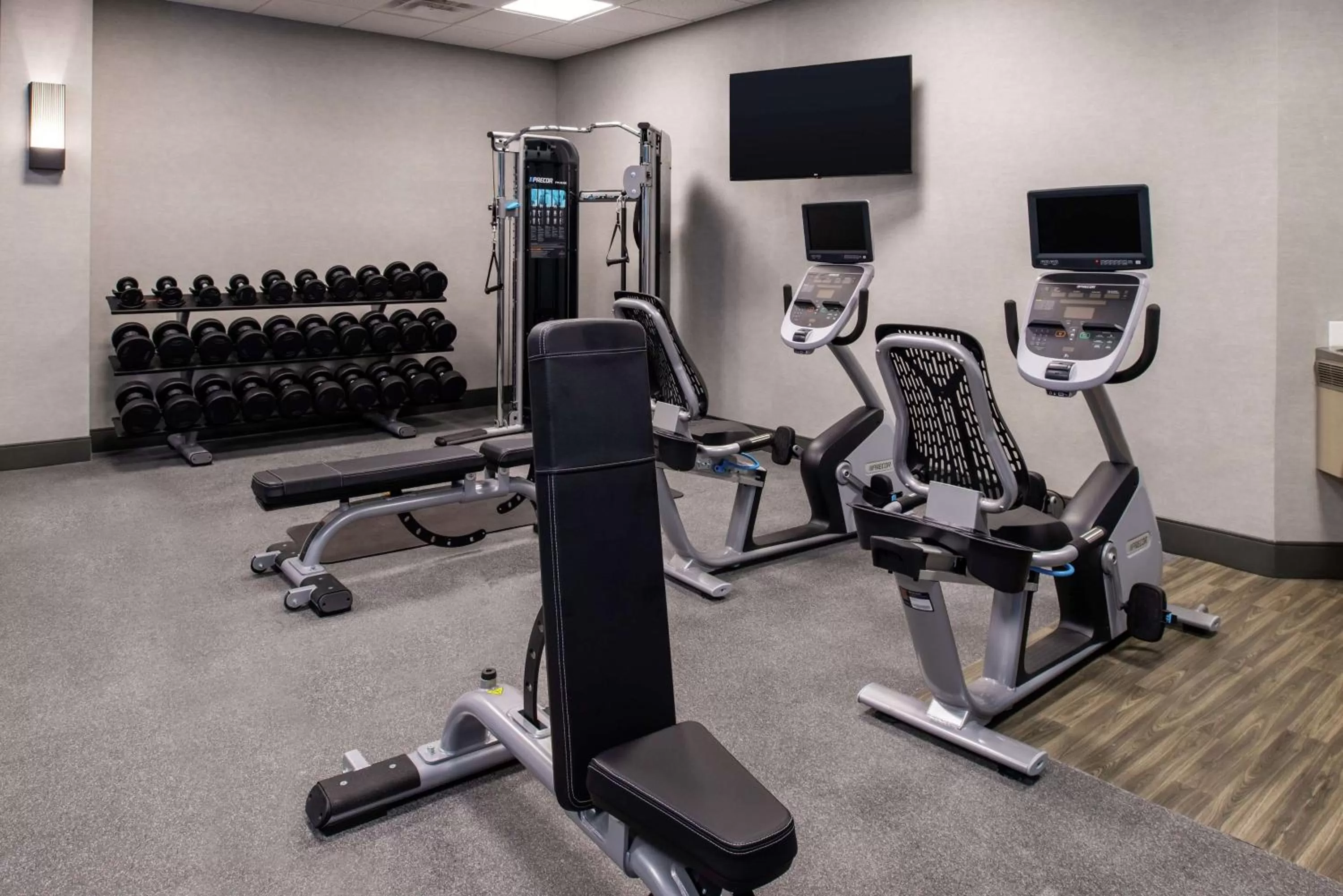 Fitness centre/facilities in Hampton Inn & Suites Winston-Salem Downtown
