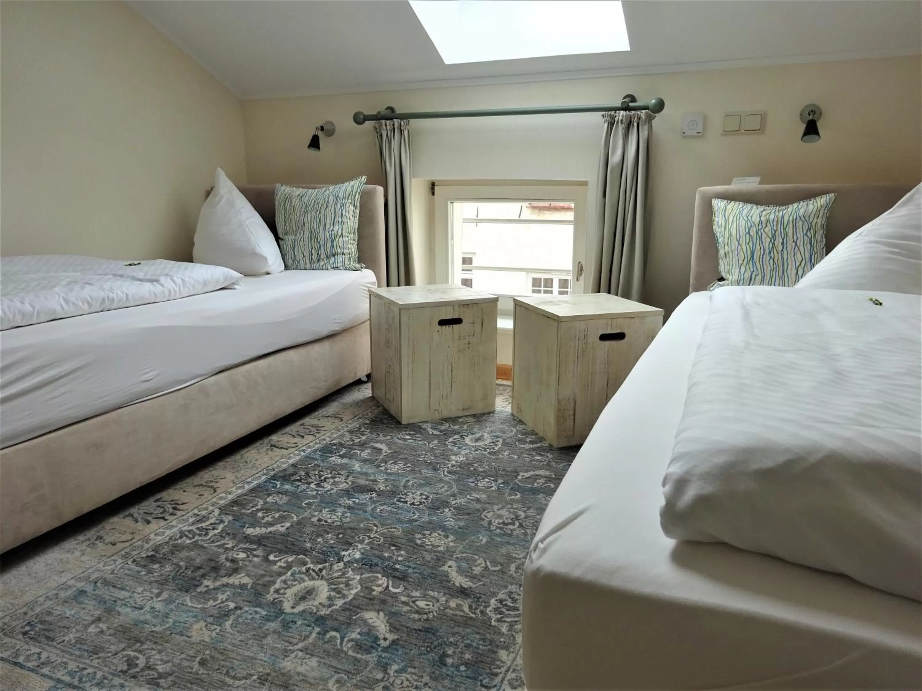 Bed in Pension Zur Fährbrücke