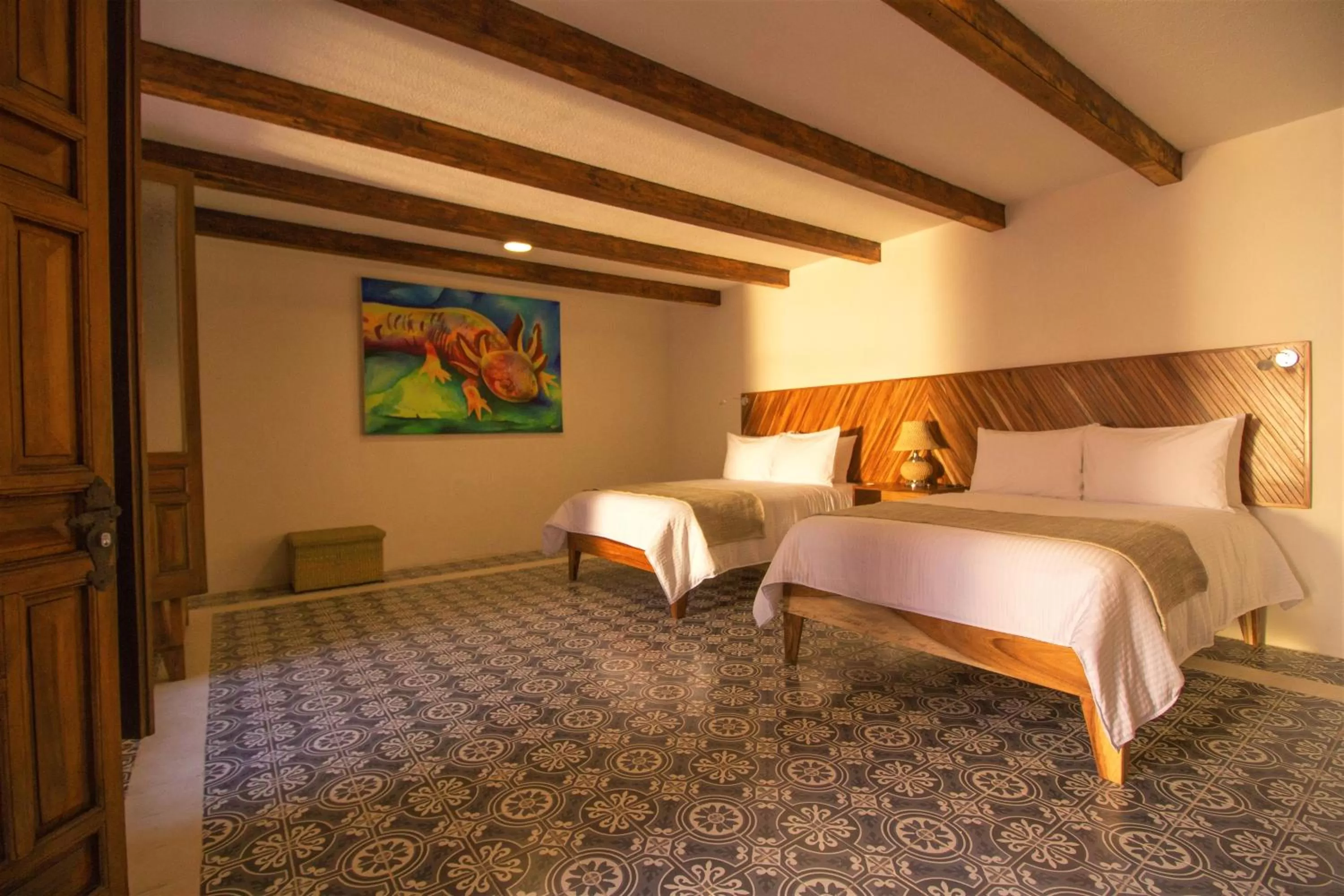 Photo of the whole room, Bed in NaNa Vida Hotel Morelia