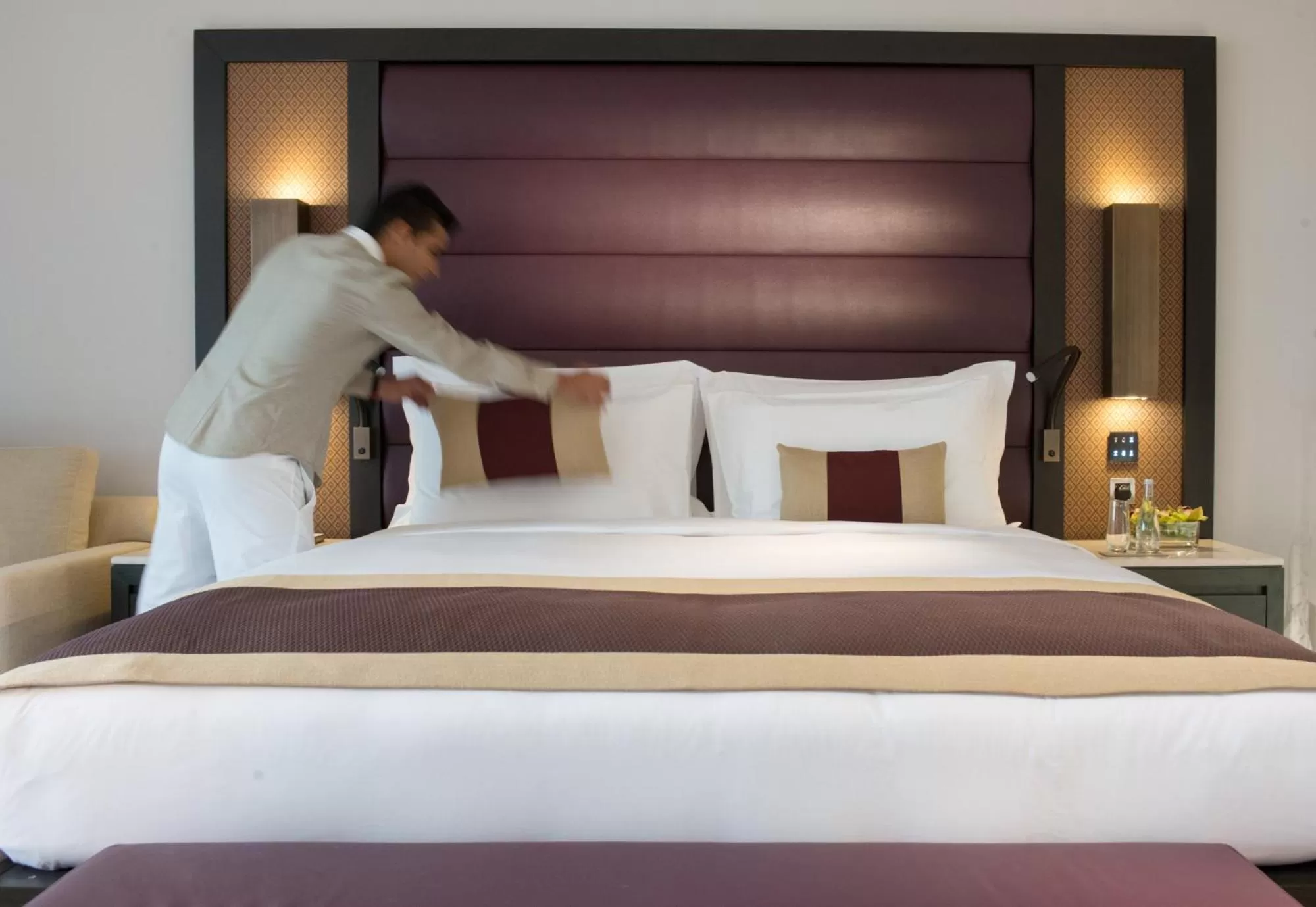 Bedroom, Bed in Kempinski Hotel Muscat