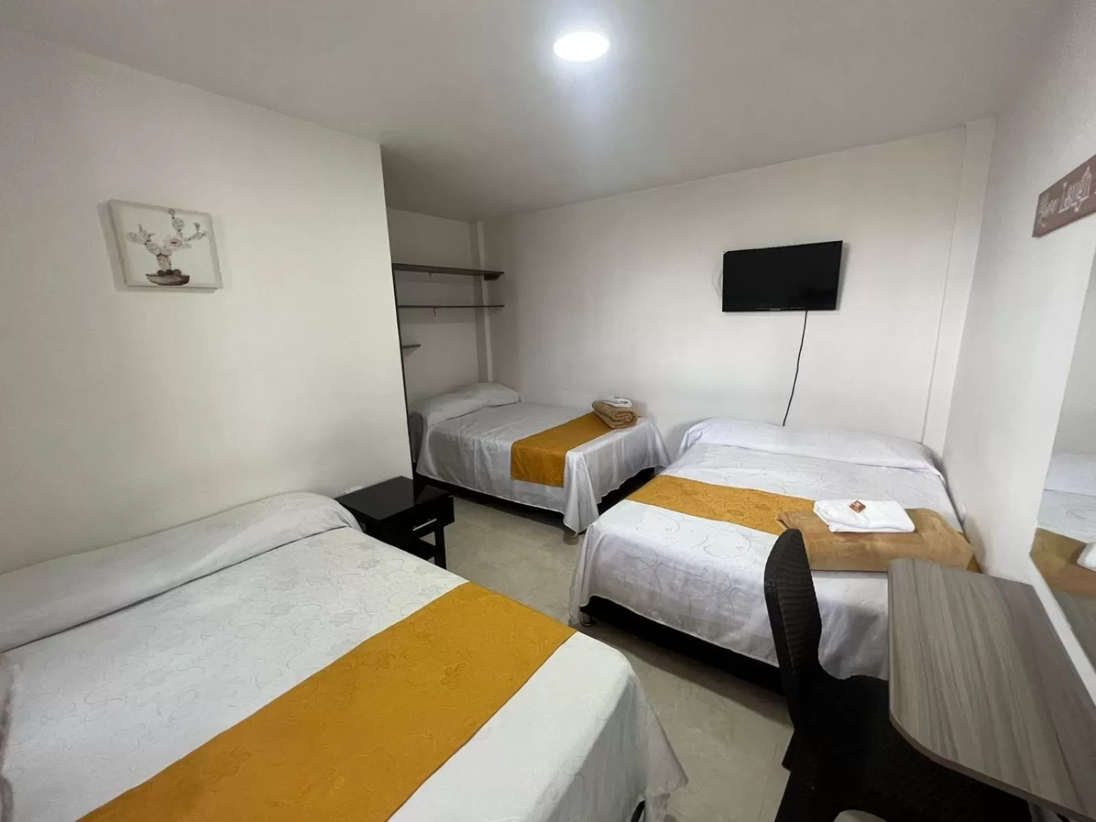 Bed in Hotel Cafe Estrella