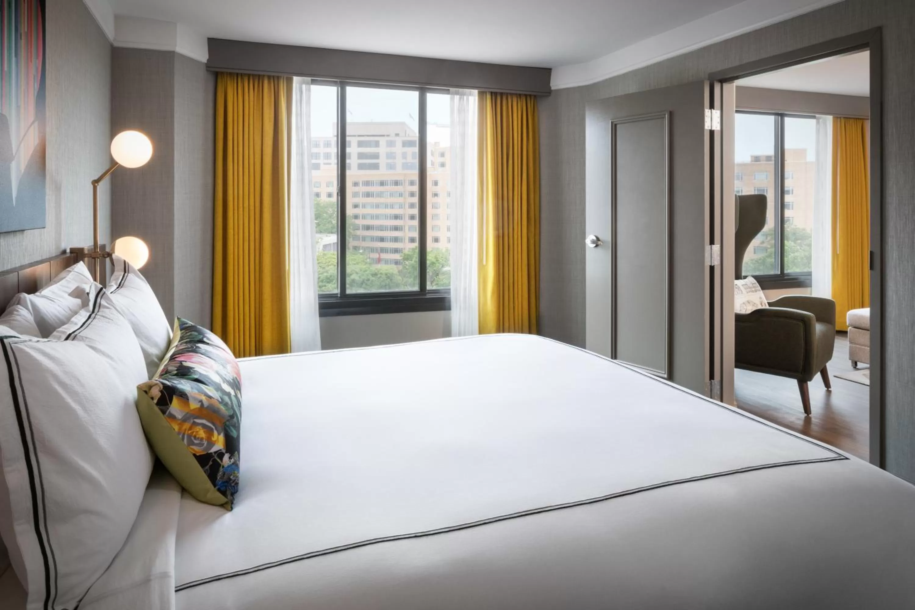 Photo of the whole room, Bed in The Darcy Hotel, Washington DC